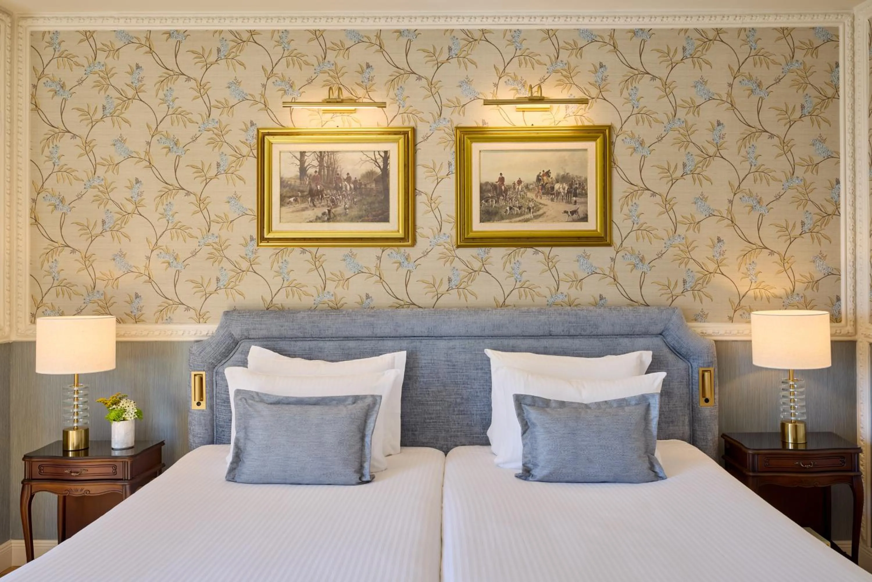 Bed in Mediterranean Palace