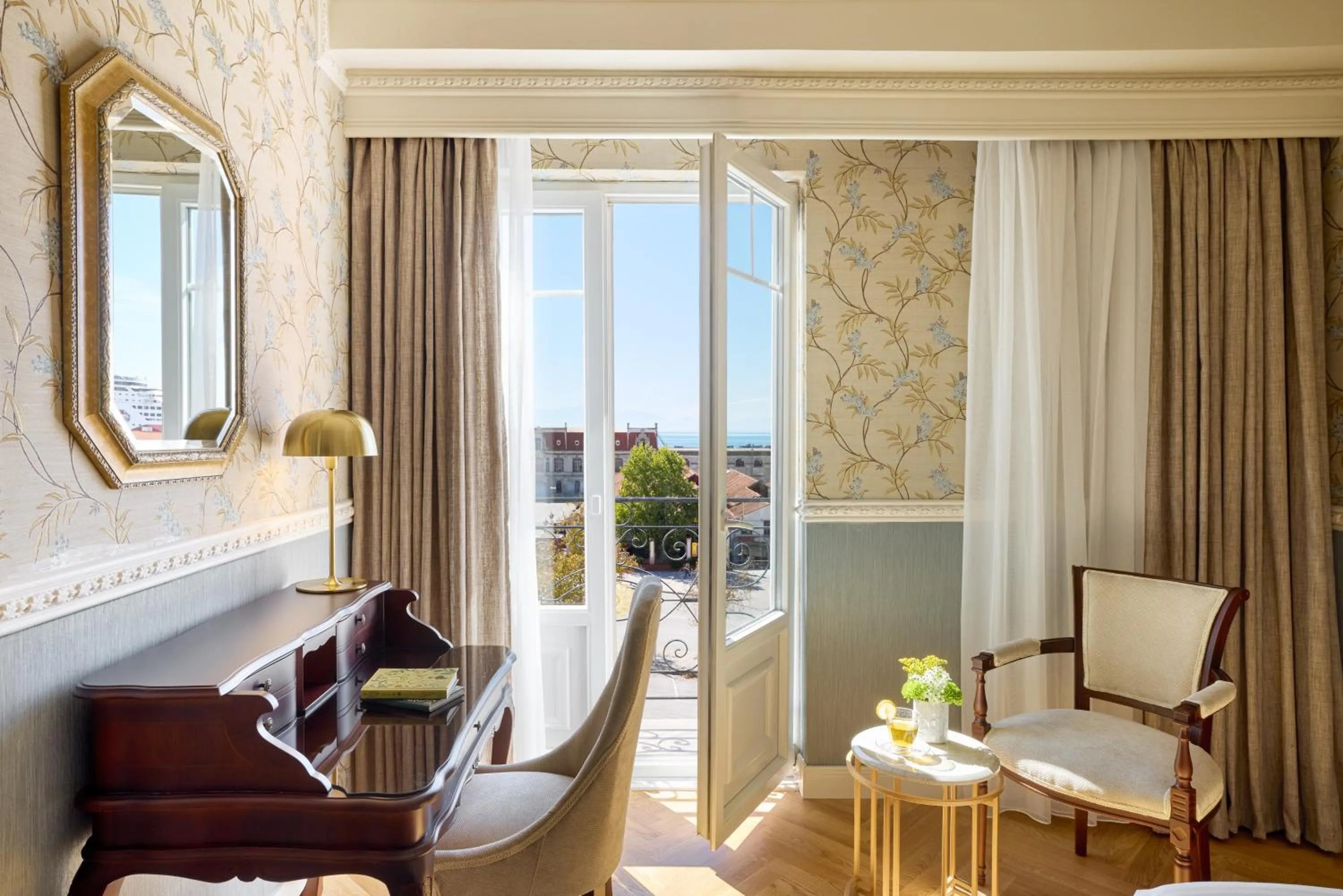 Seating area in Mediterranean Palace