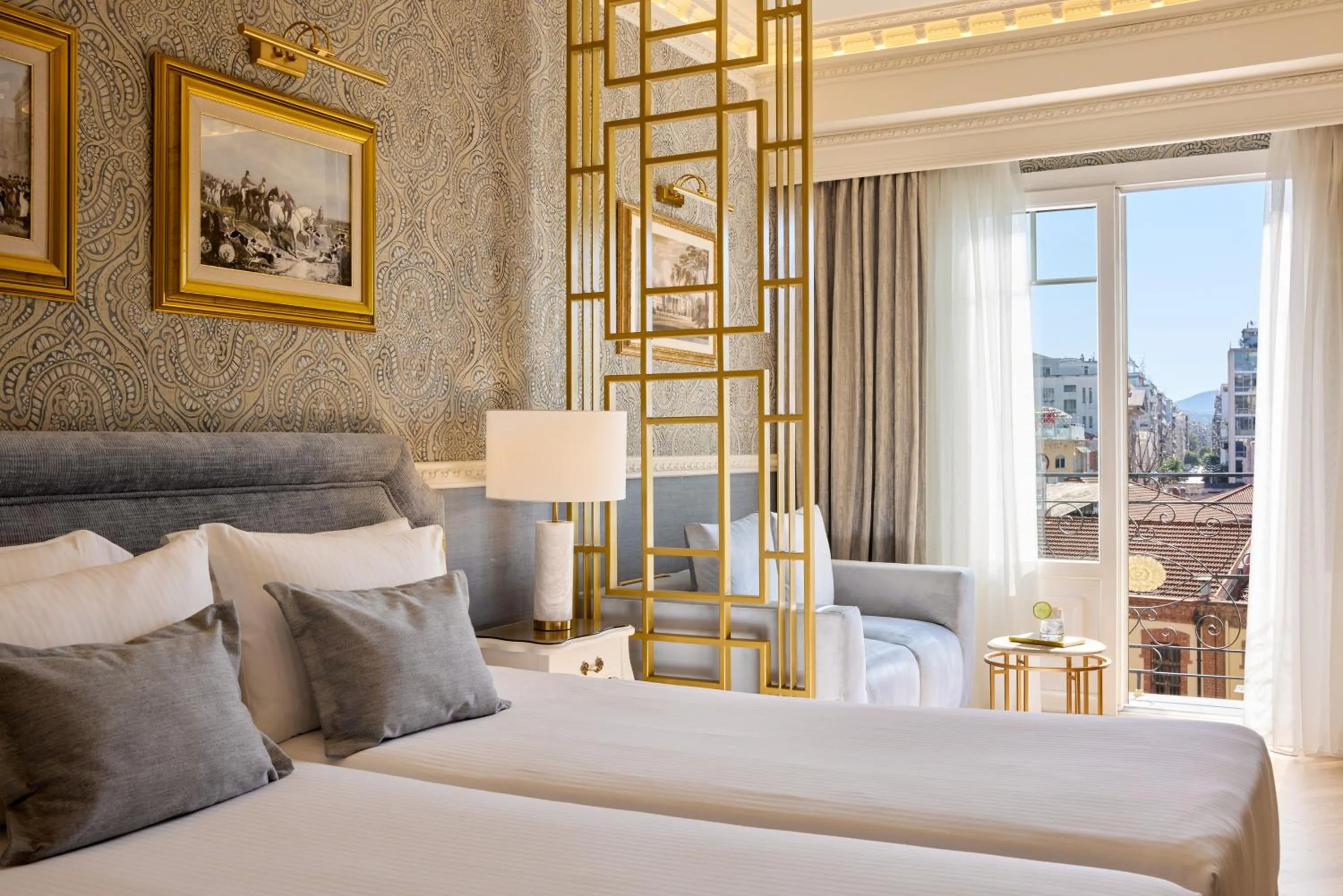 Bed in Mediterranean Palace