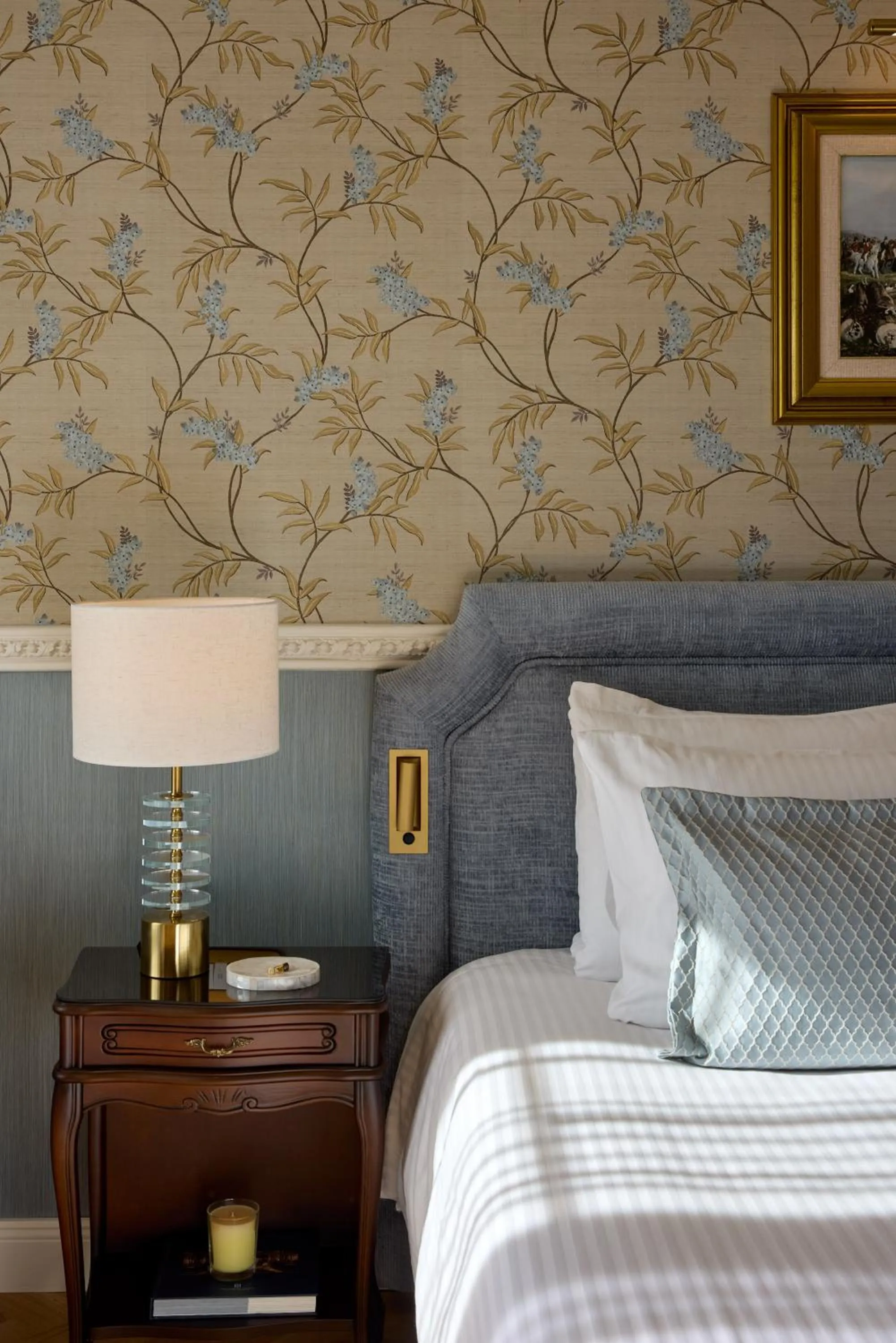 Bed in Mediterranean Palace