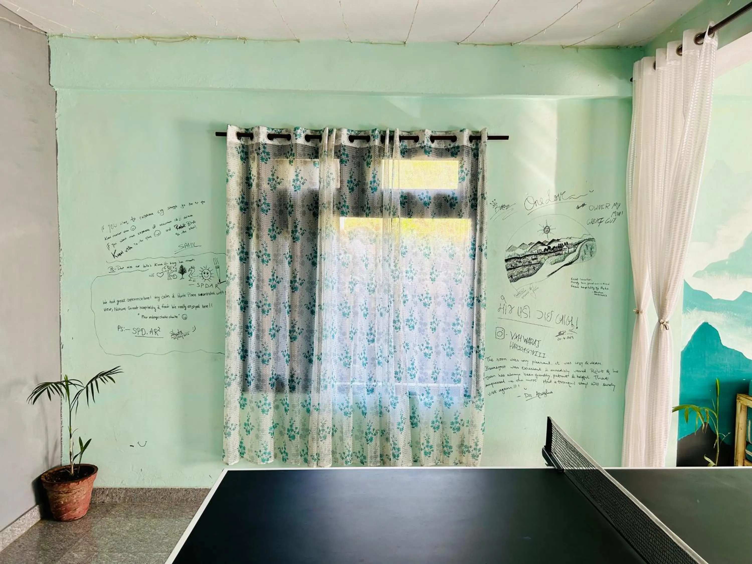 Game Room in Kasol Hostel