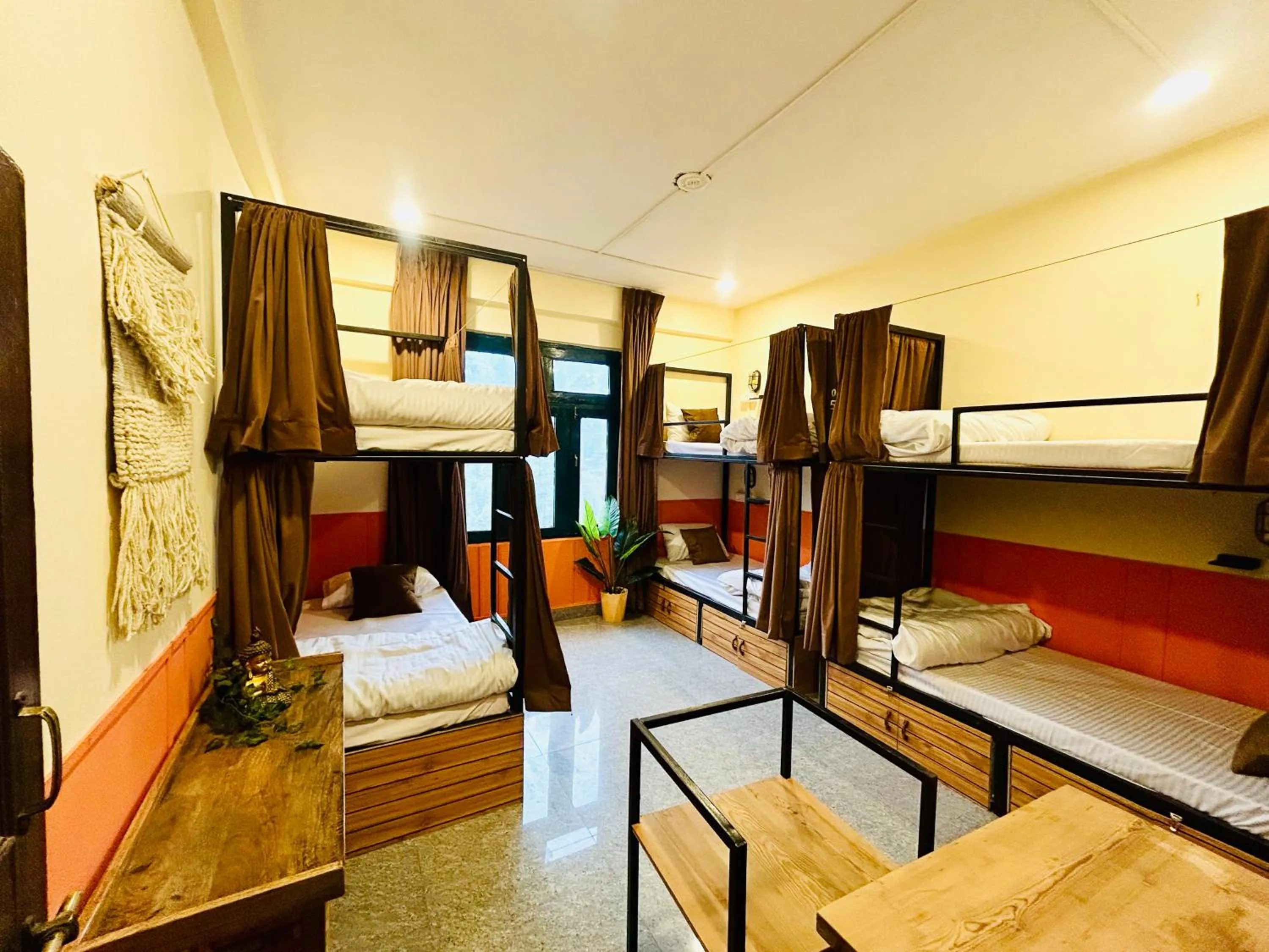 View (from property/room), Bed in Kasol Hostel