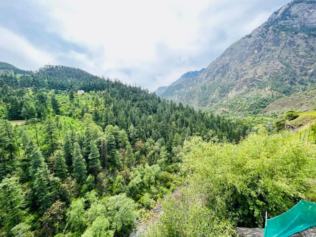 Mountain view in Kasol Hostel