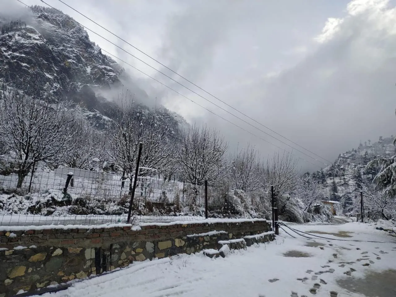 View (from property/room) in Kasol Hostel