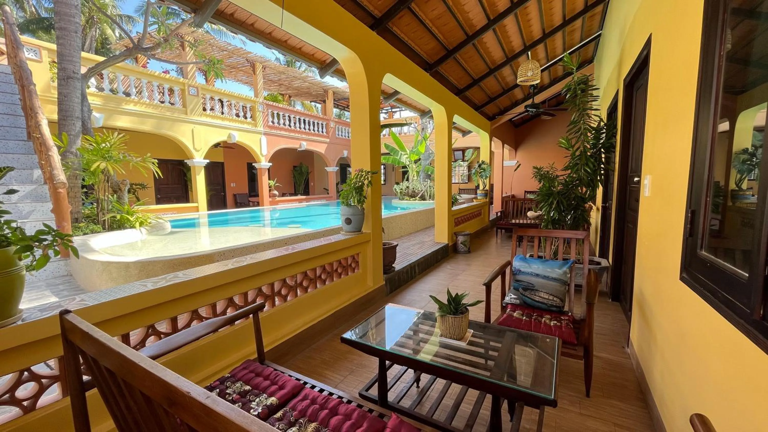 Patio in Mi Nhon Em Hotel Muine