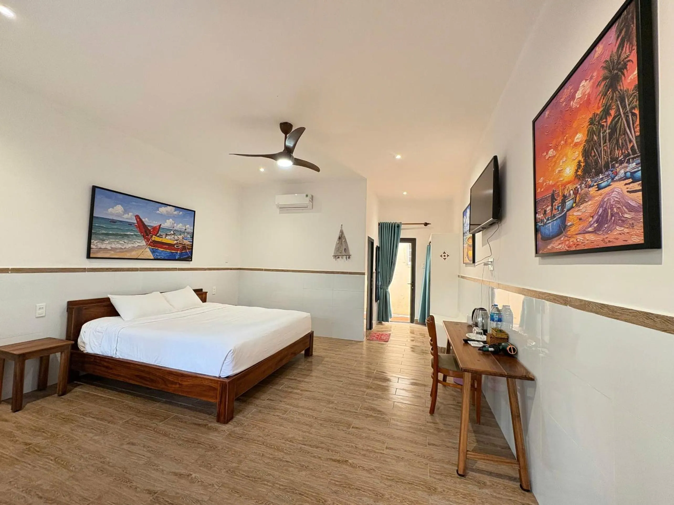 Bed in Mi Nhon Em Hotel Muine