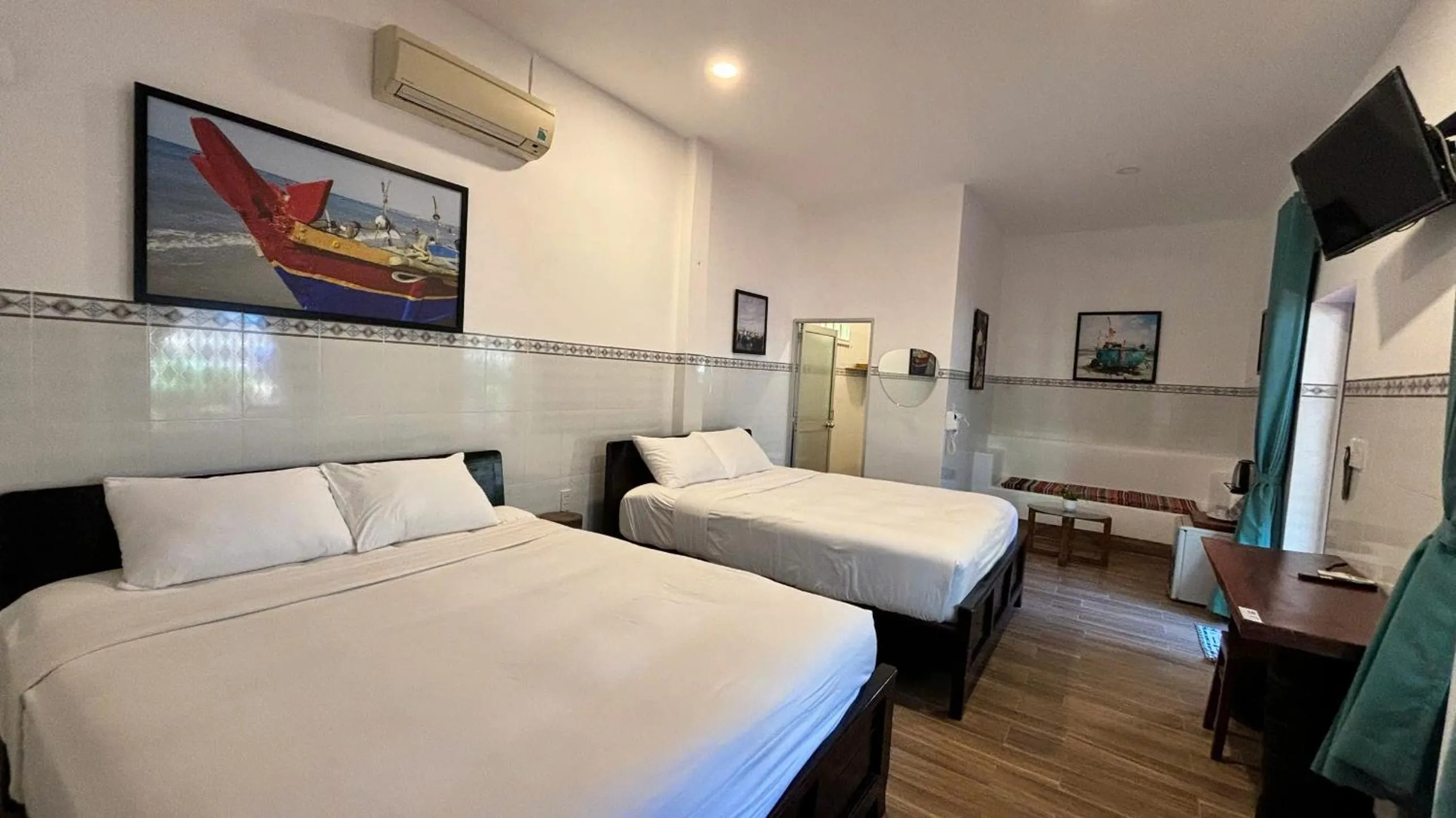 Bed in Mi Nhon Em Hotel Muine