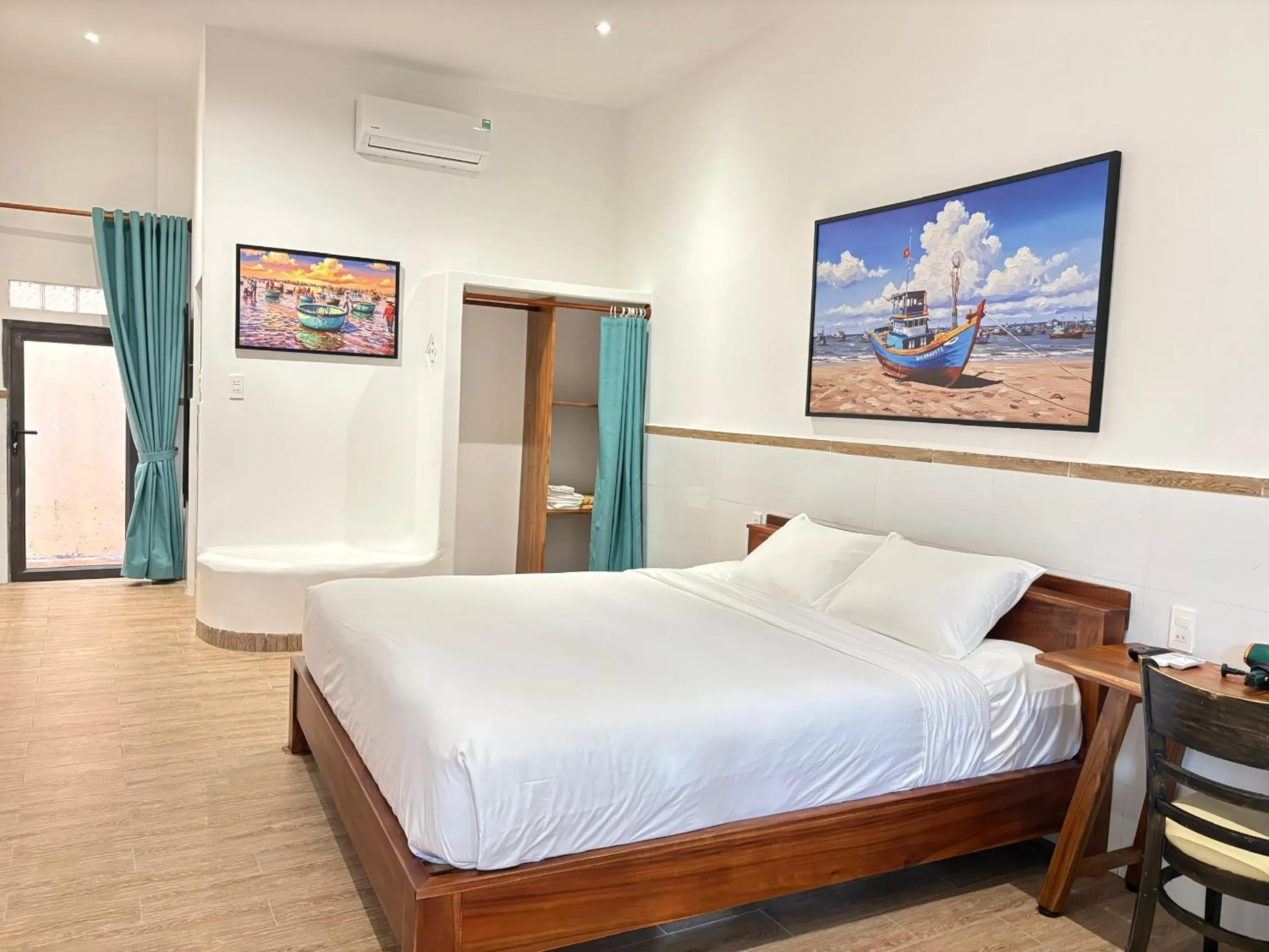 Bed in Mi Nhon Em Hotel Muine