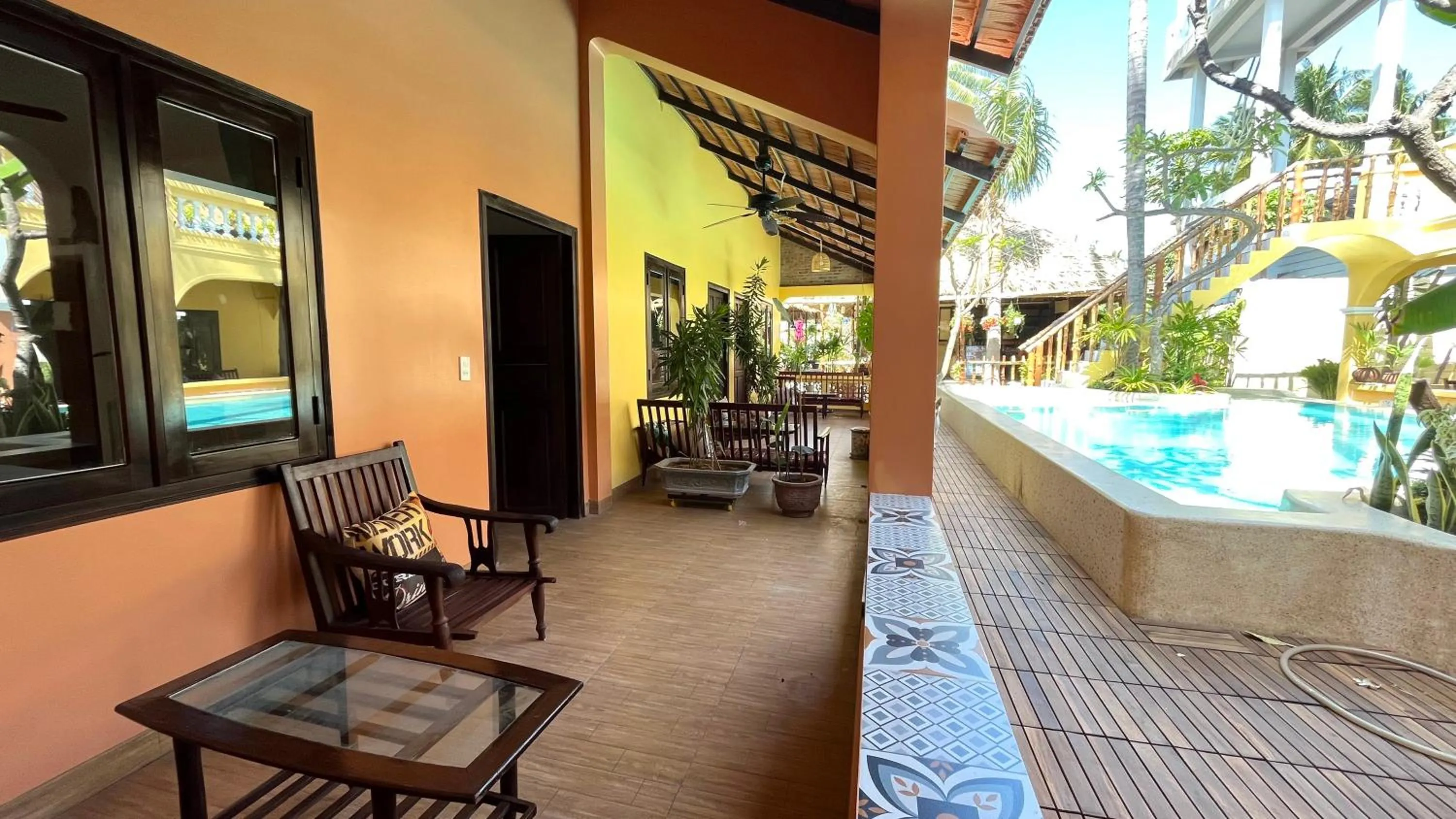 Patio in Mi Nhon Em Hotel Muine