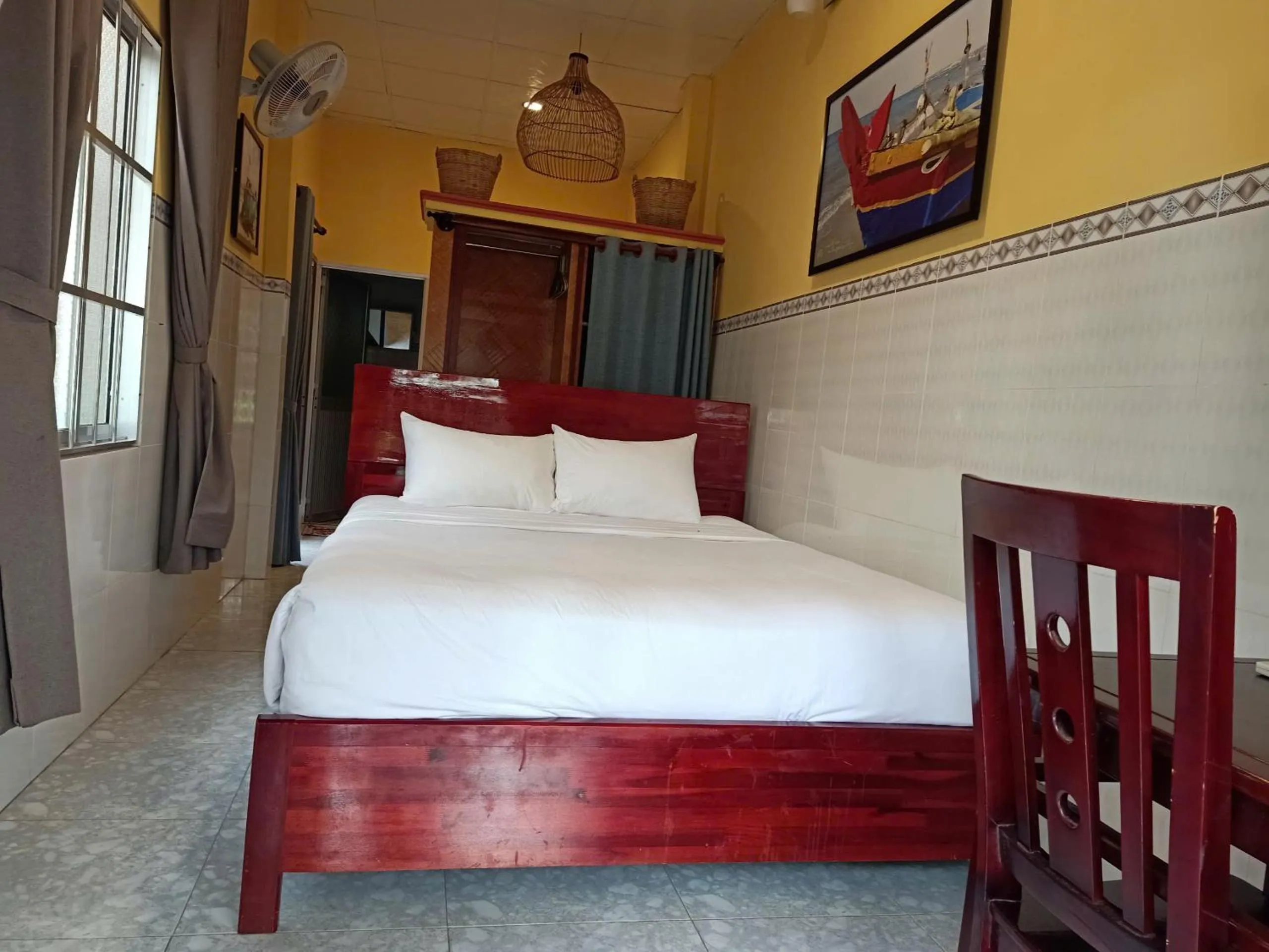 Bed in Mi Nhon Em Hotel Muine