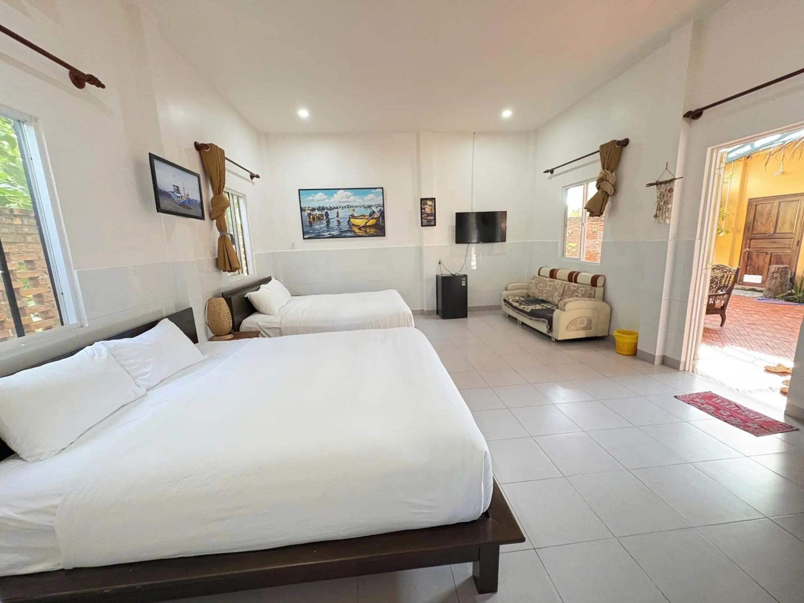 Bed in Mi Nhon Em Hotel Muine