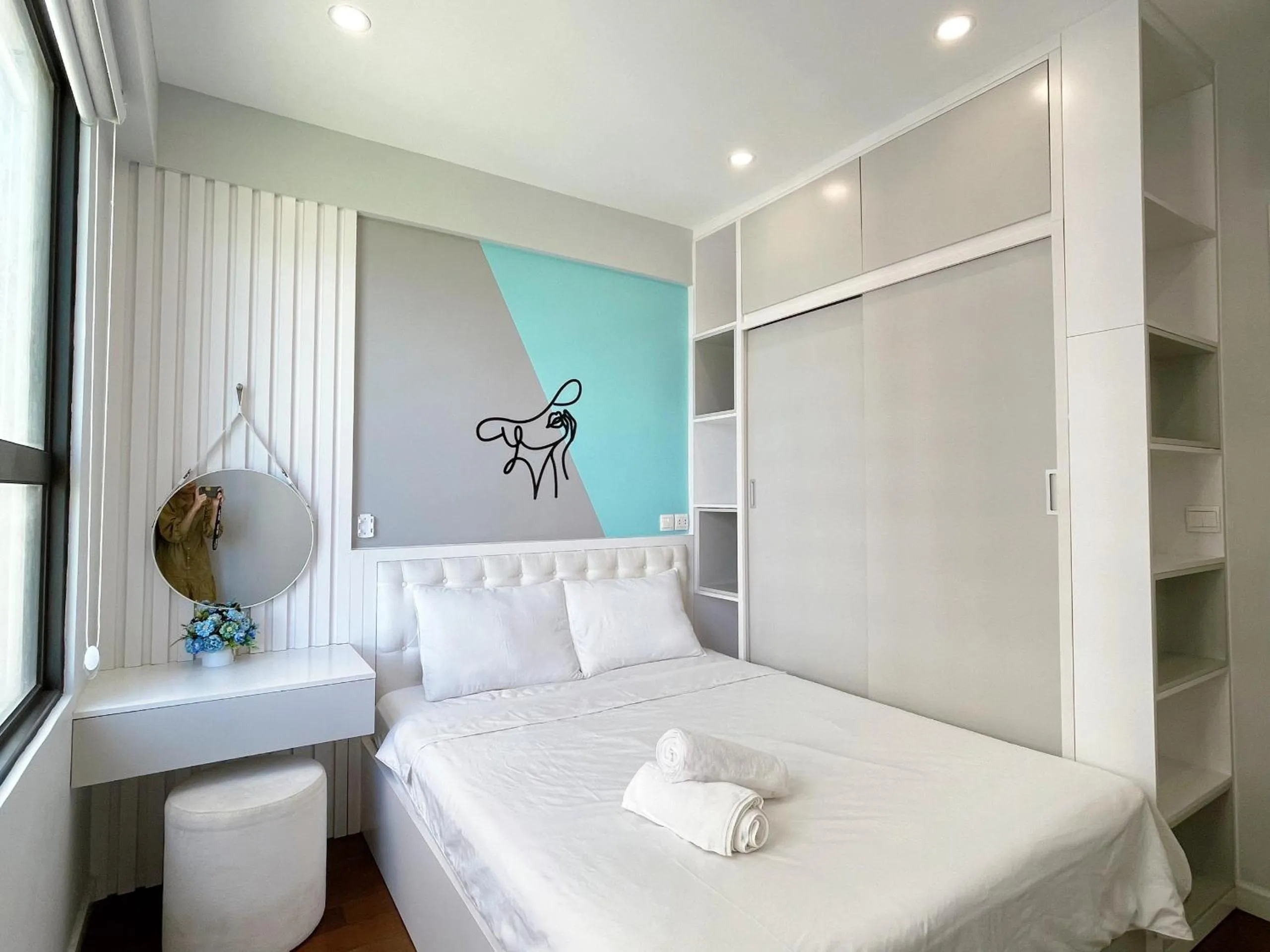 Bed in Vinhomes D'Capital - 119 Trần Duy Hưng-Trung Hoà-Cầu Giấy