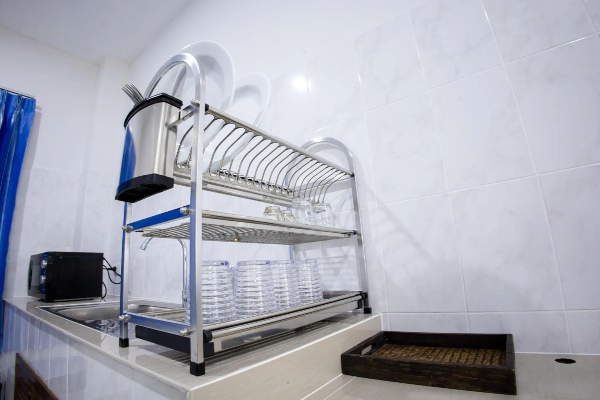 Kitchen or kitchenette, Bed in Grand View Premium