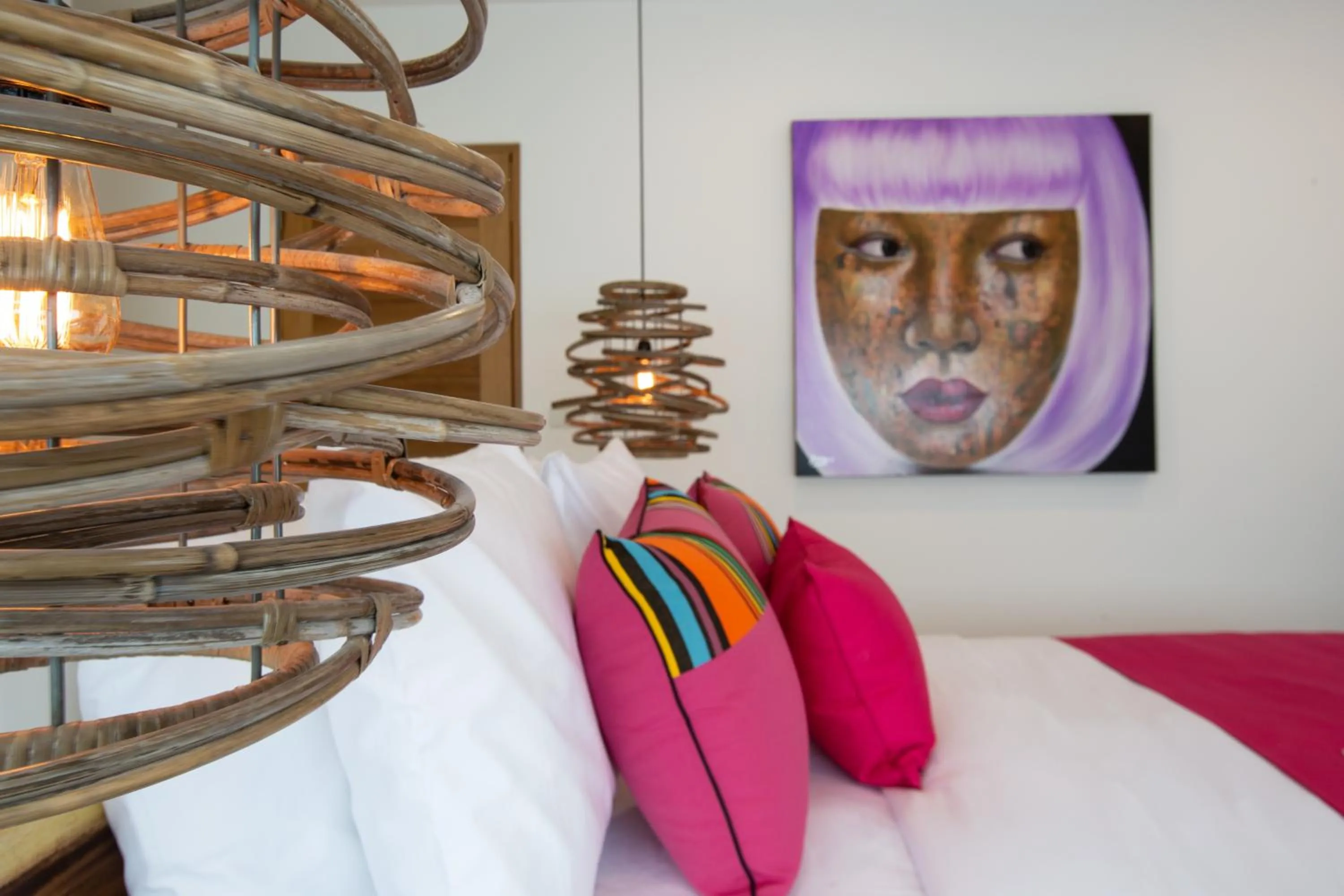 Decorative detail, Bed in Zog Villas