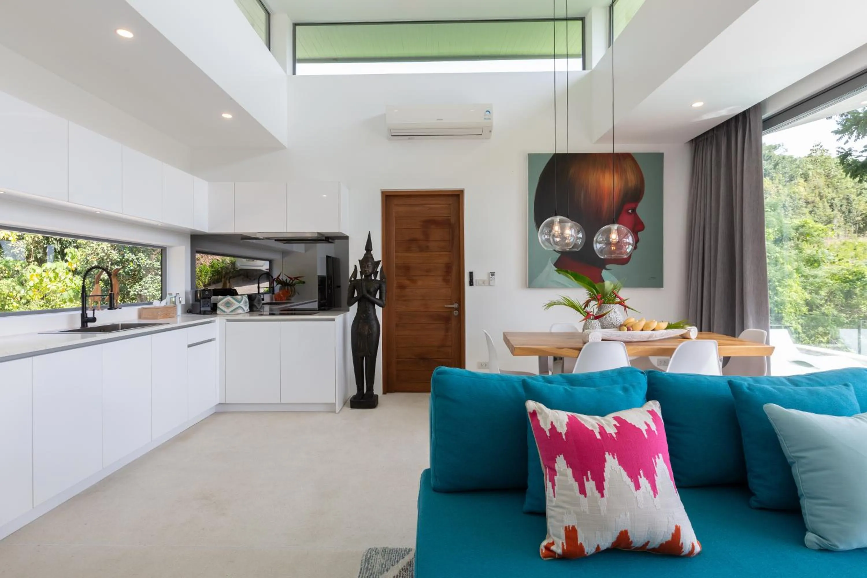 Living room in Zog Villas