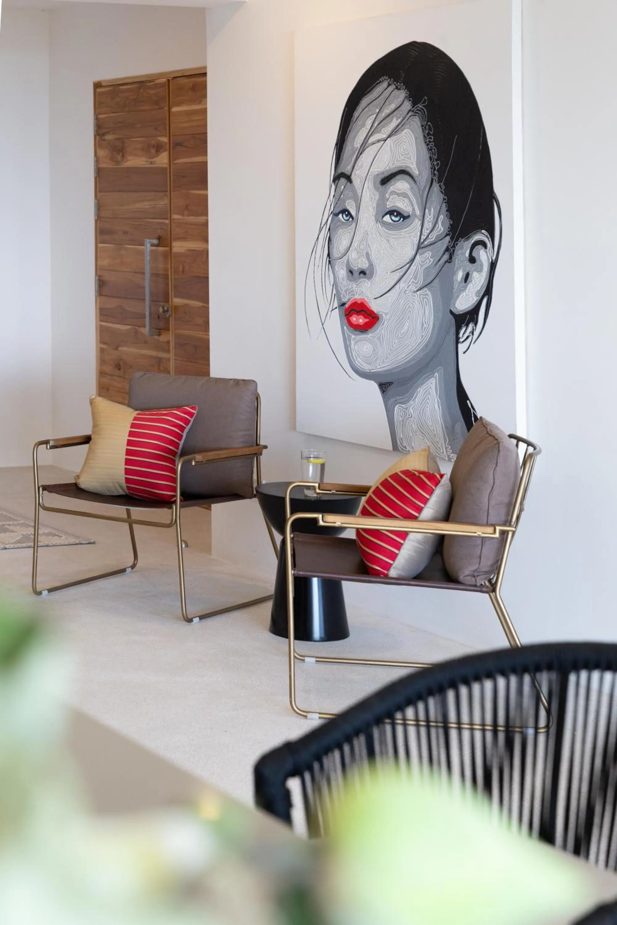 Decorative detail in Zog Villas