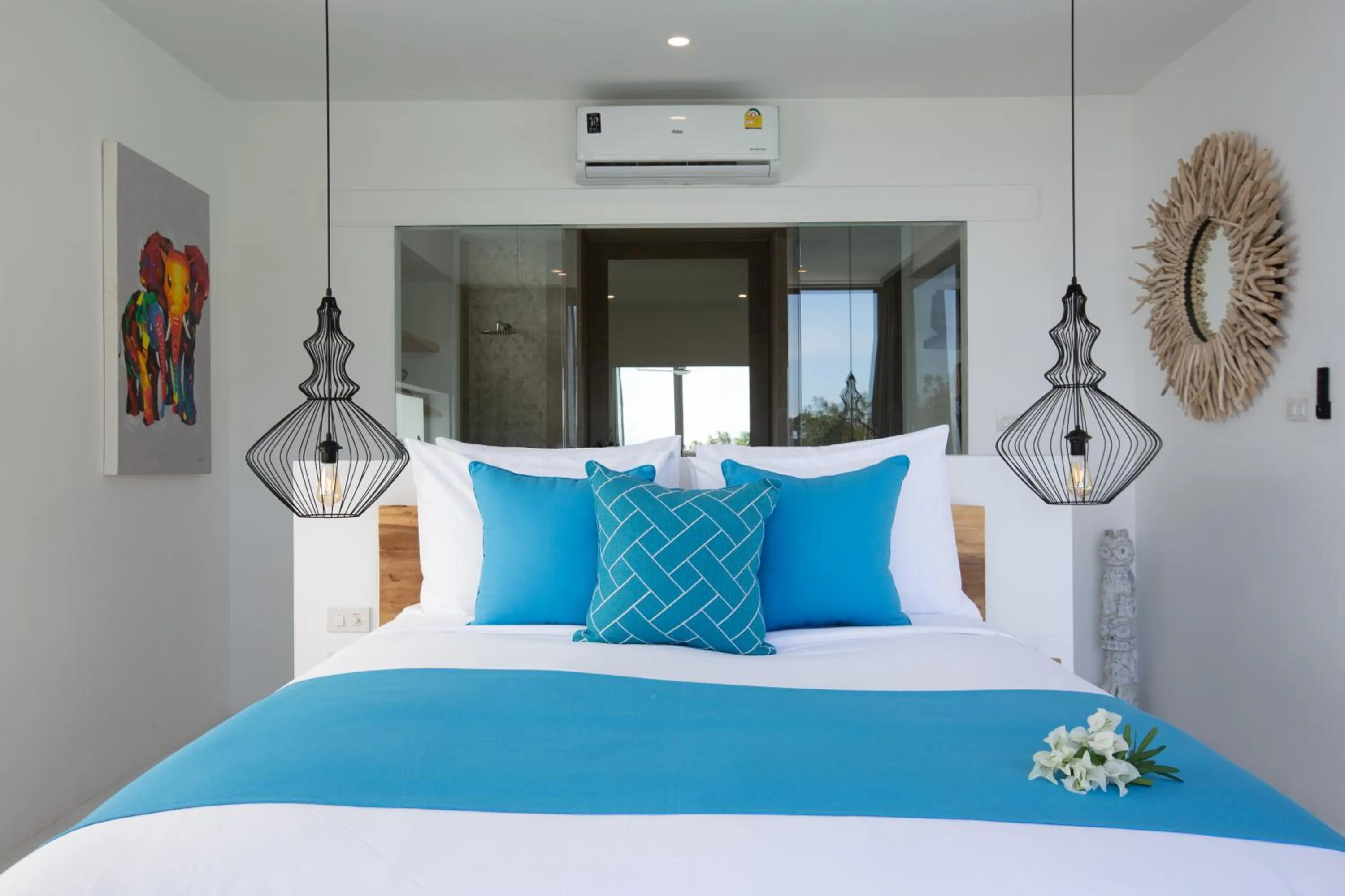 Bed in Zog Villas