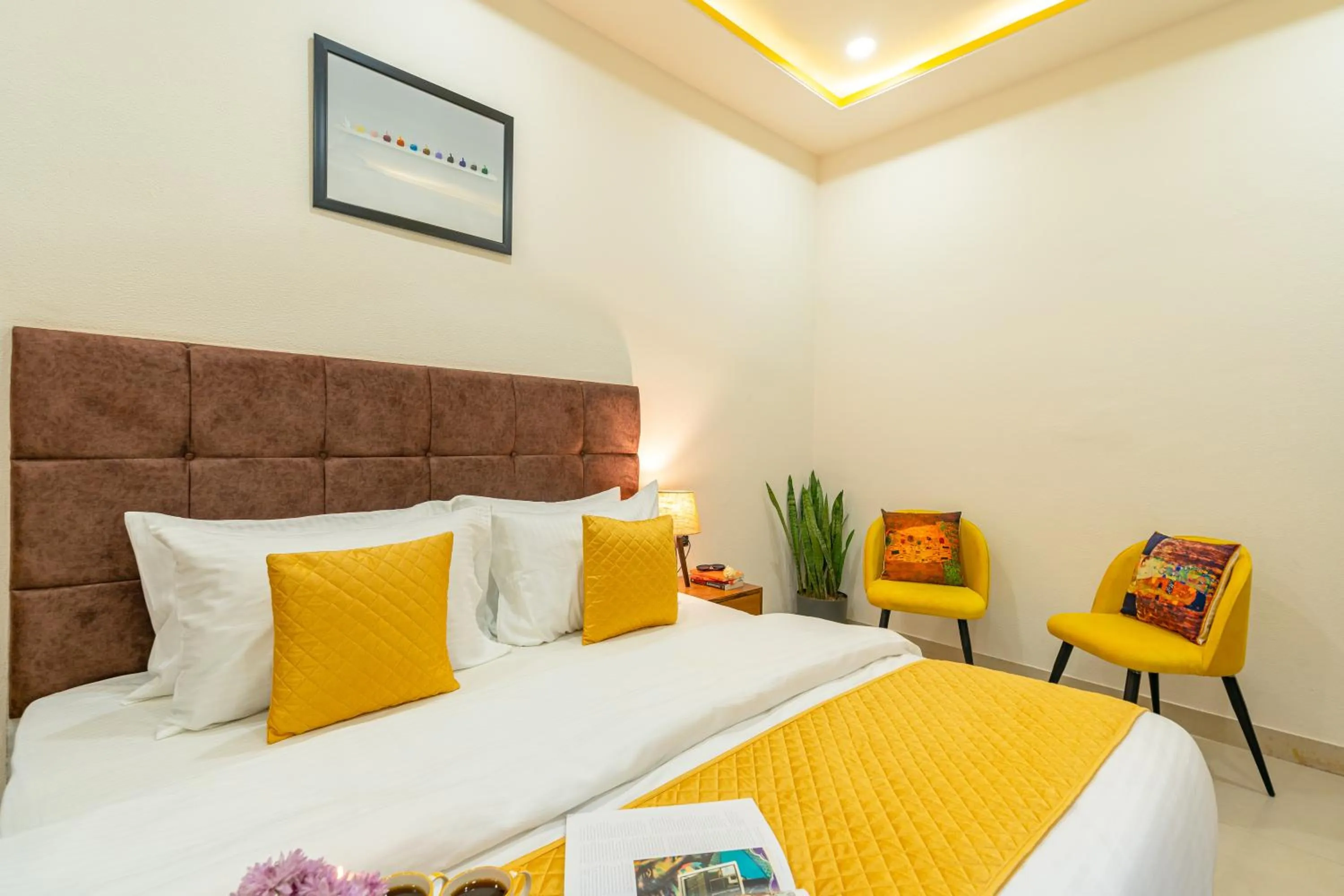 Bed in The Social Stays Jaipur formerly ArtBuzz