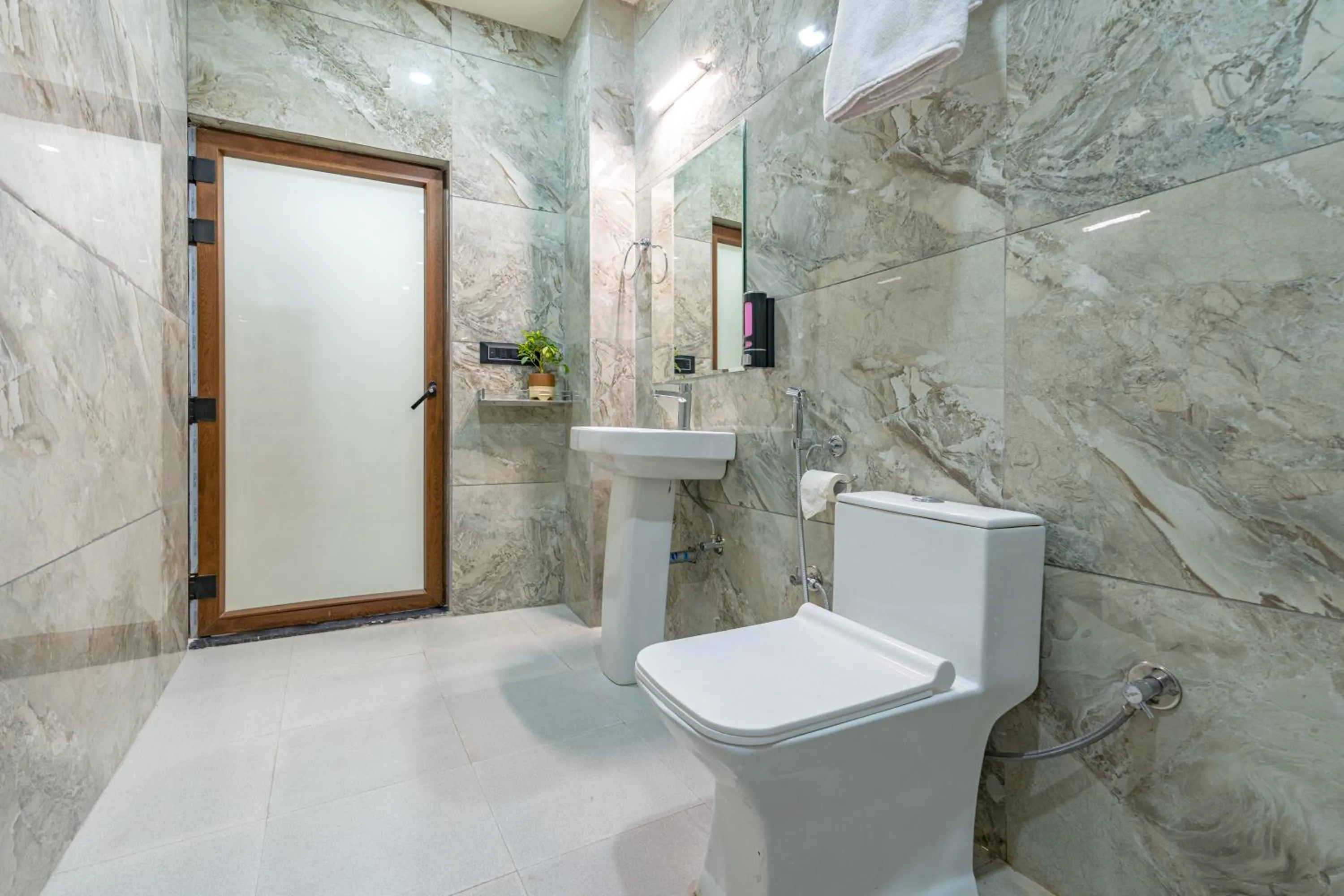 Shower in The Social Stays Jaipur formerly ArtBuzz