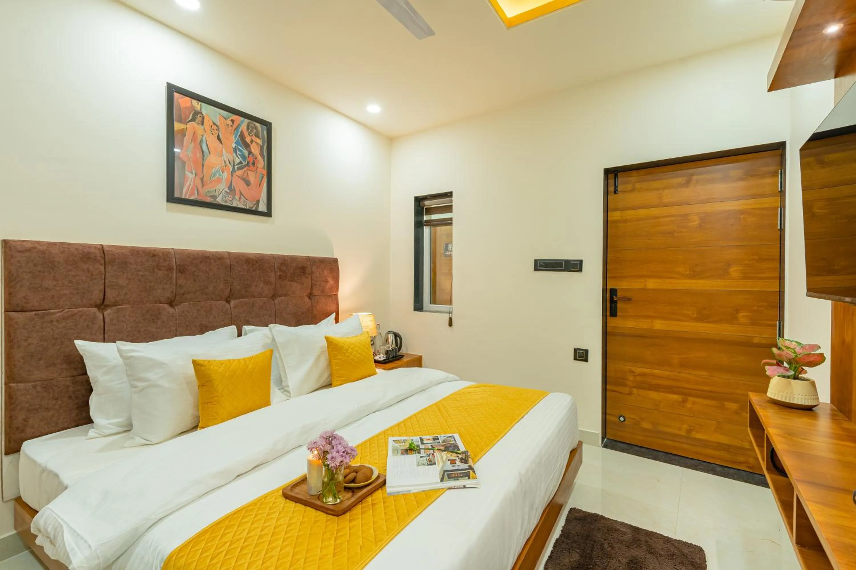 Bed in The Social Stays Jaipur formerly ArtBuzz