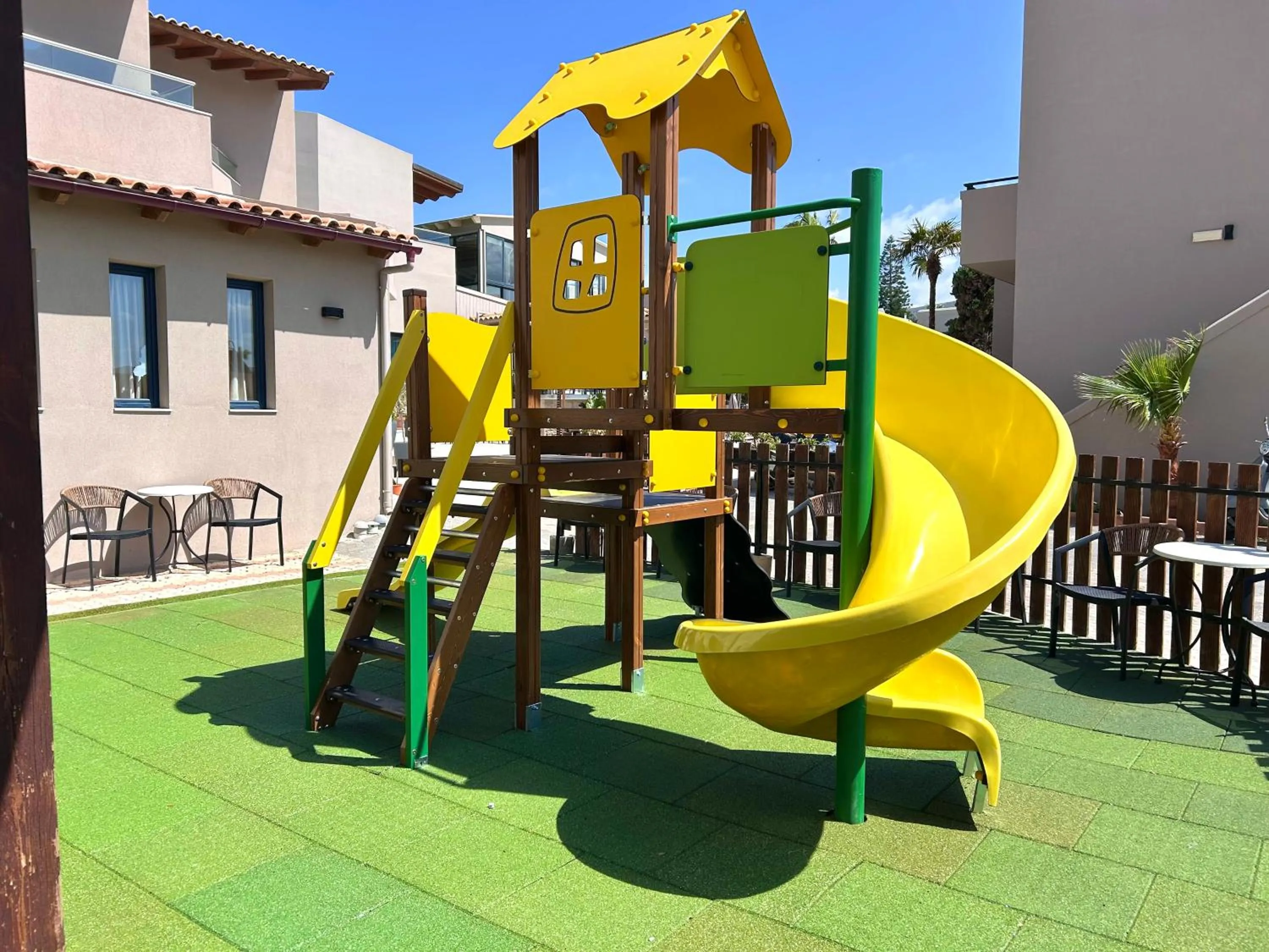 Children play ground in Blue Aegean Hotel & Suites