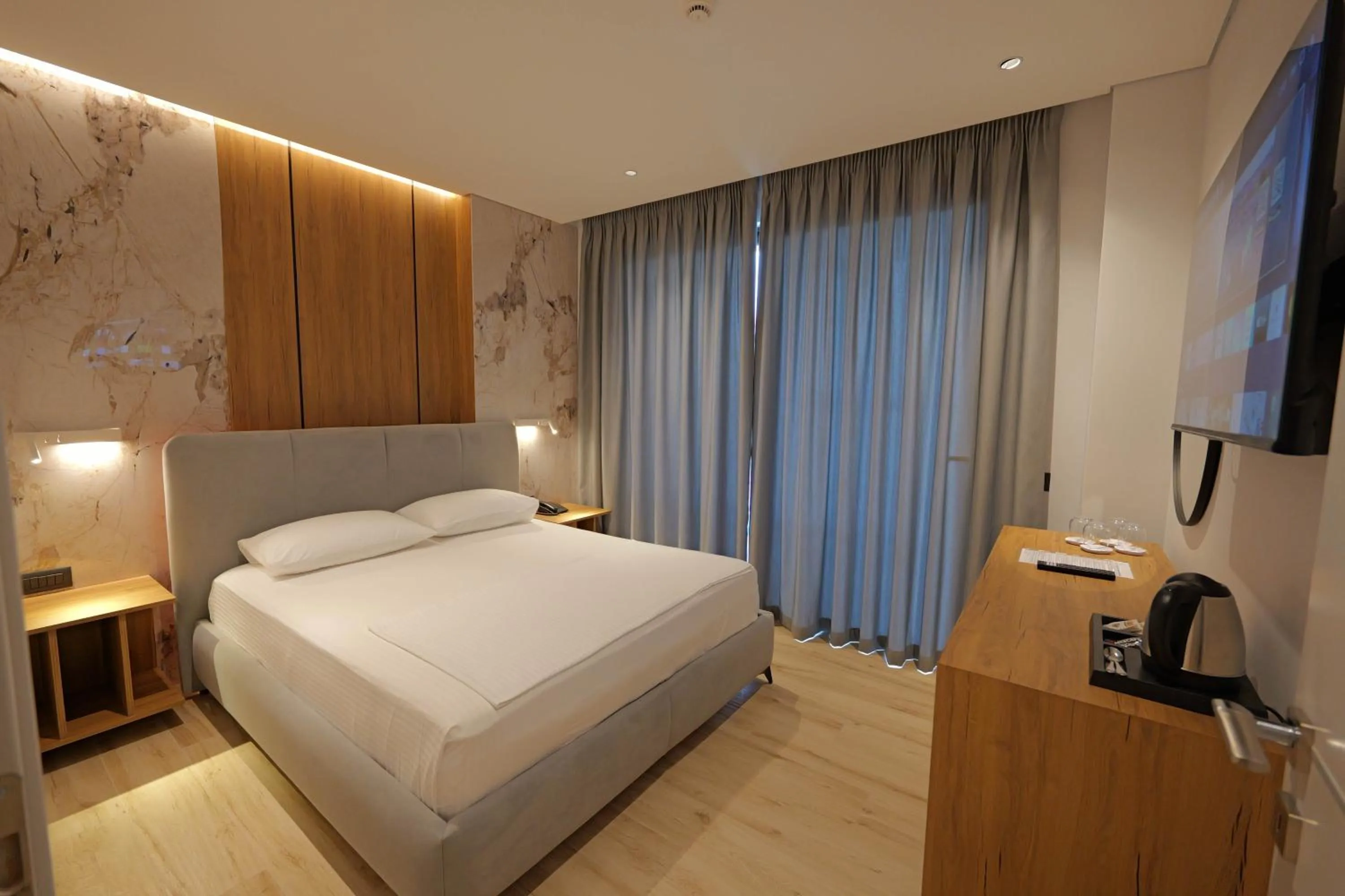 Bed in Ori Mare Hotel