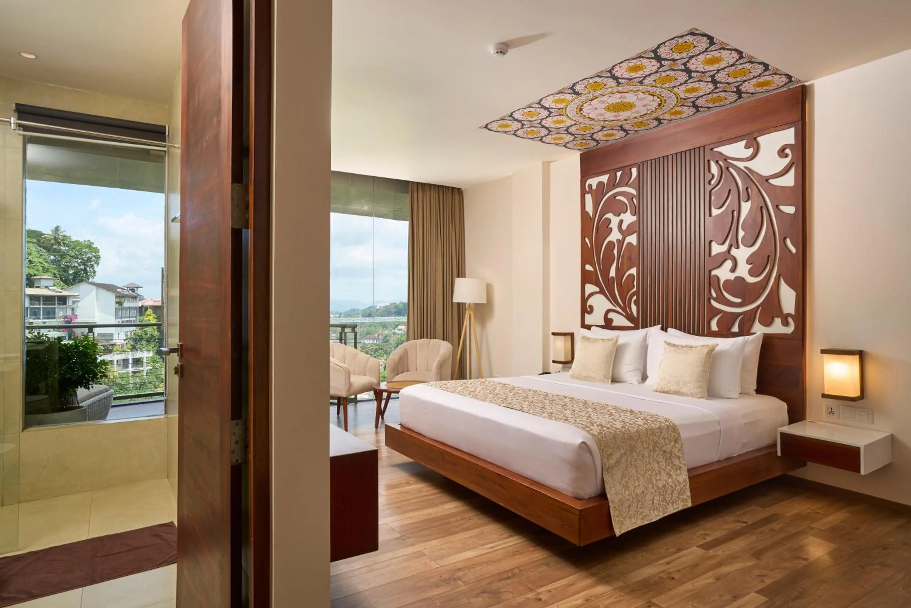 Bedroom, Bed in Grand Serendib Hotel