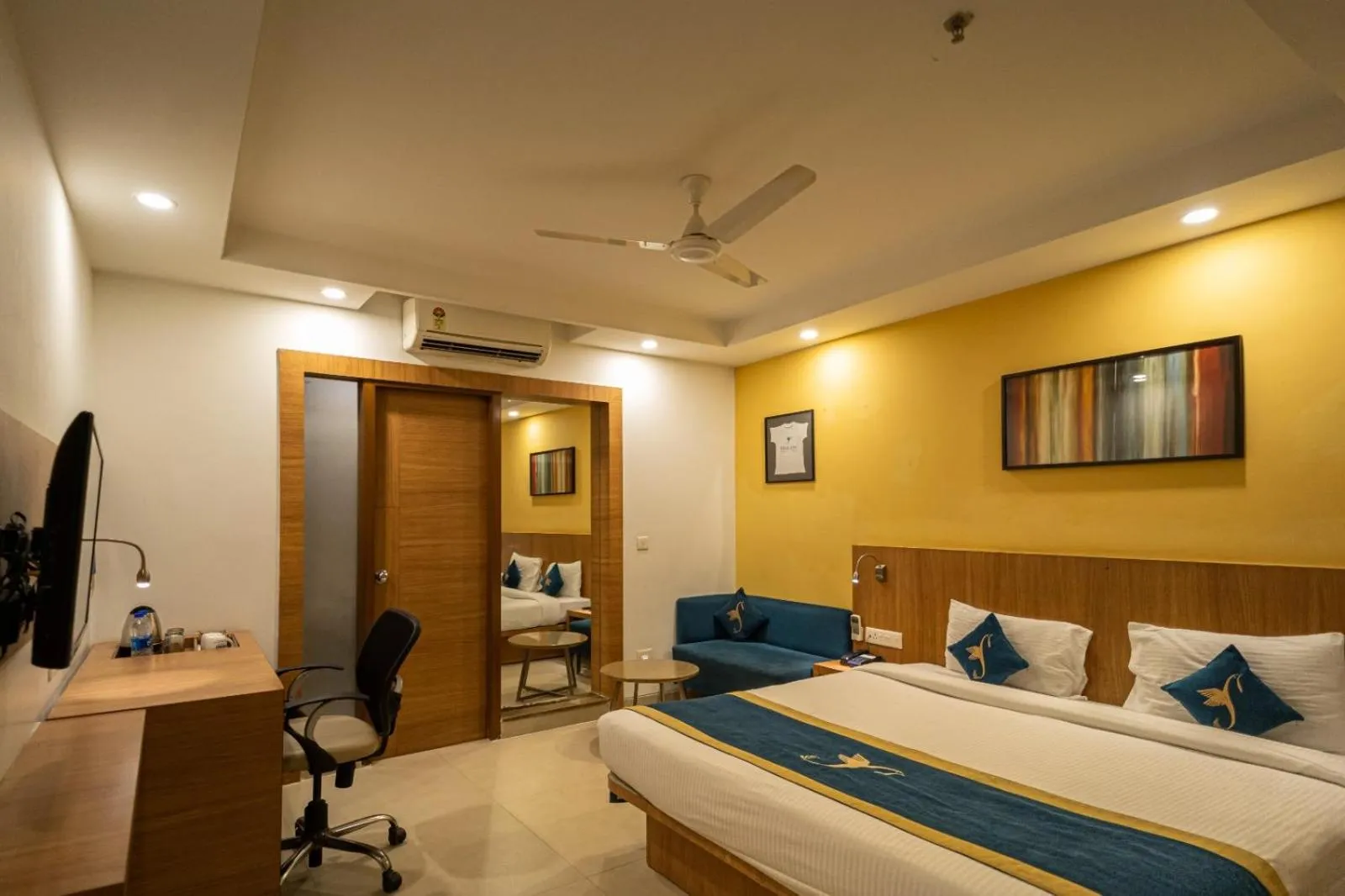 Bedroom, Bed in Sparrow Hotel Managed by Siara Sariska Alwar
