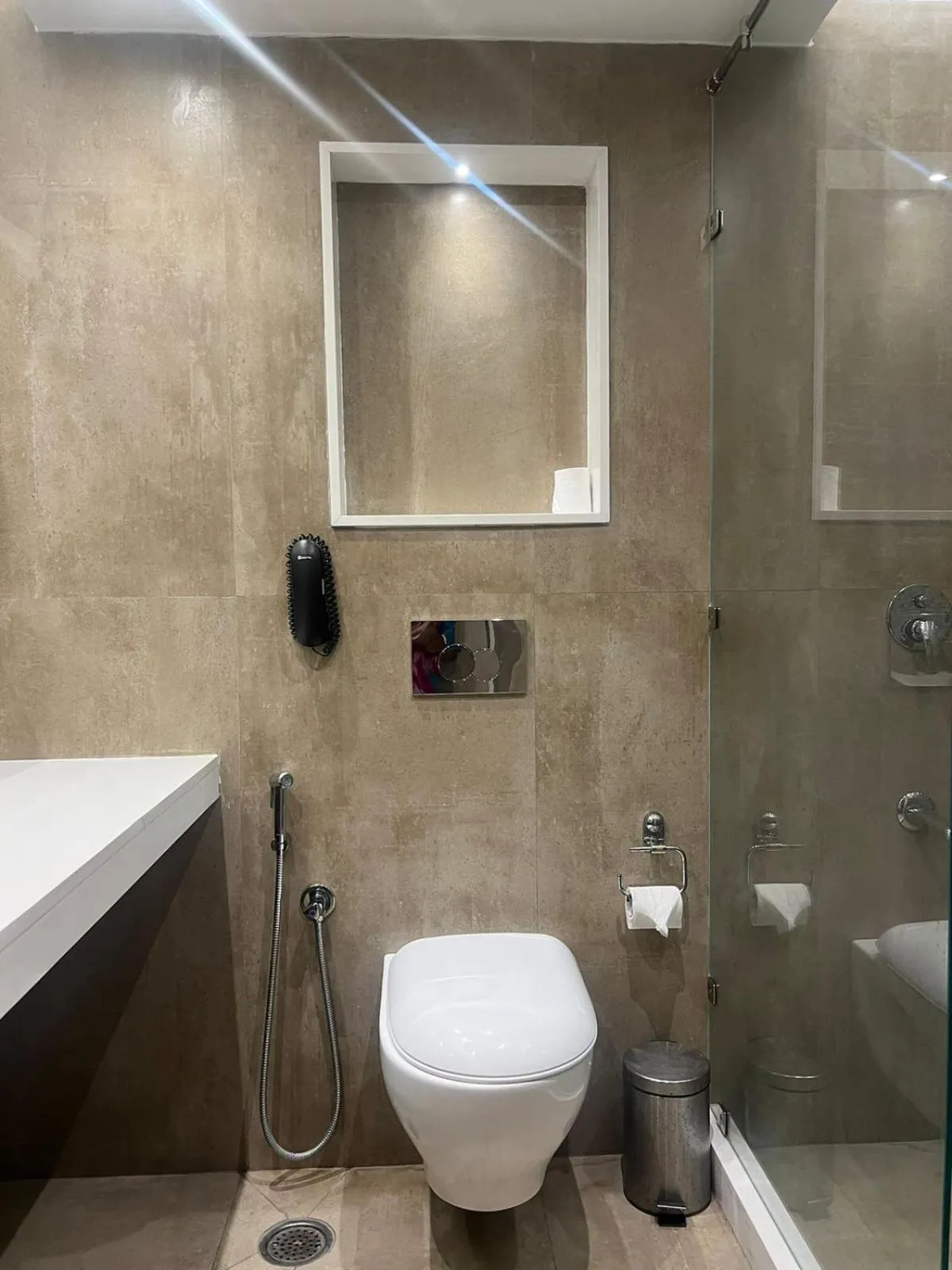 Bathroom in Sparrow Hotel Managed by Siara Sariska Alwar