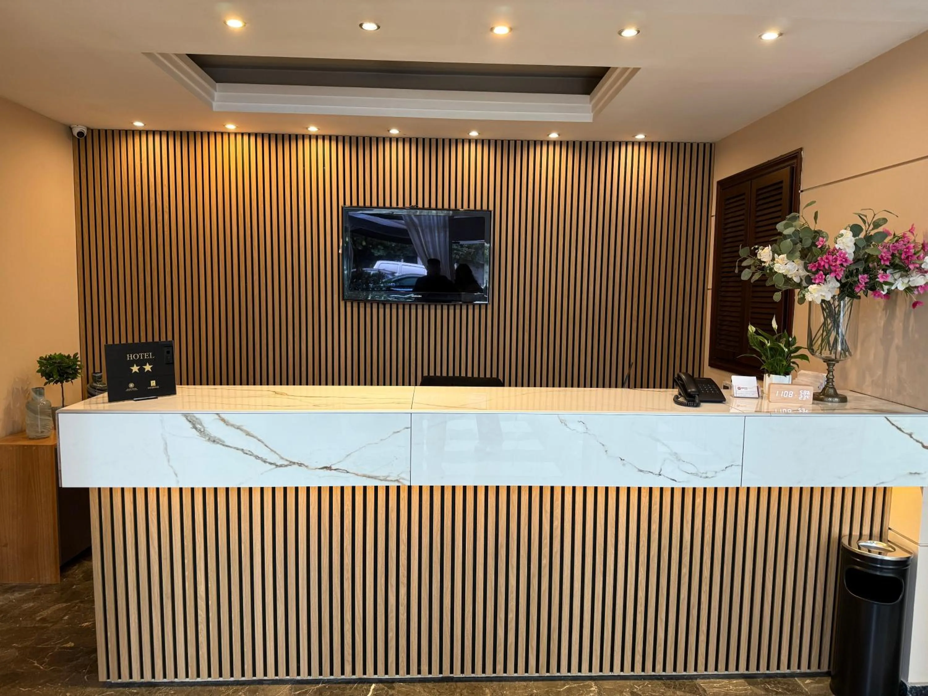 Lobby or reception in Glaros Hotel