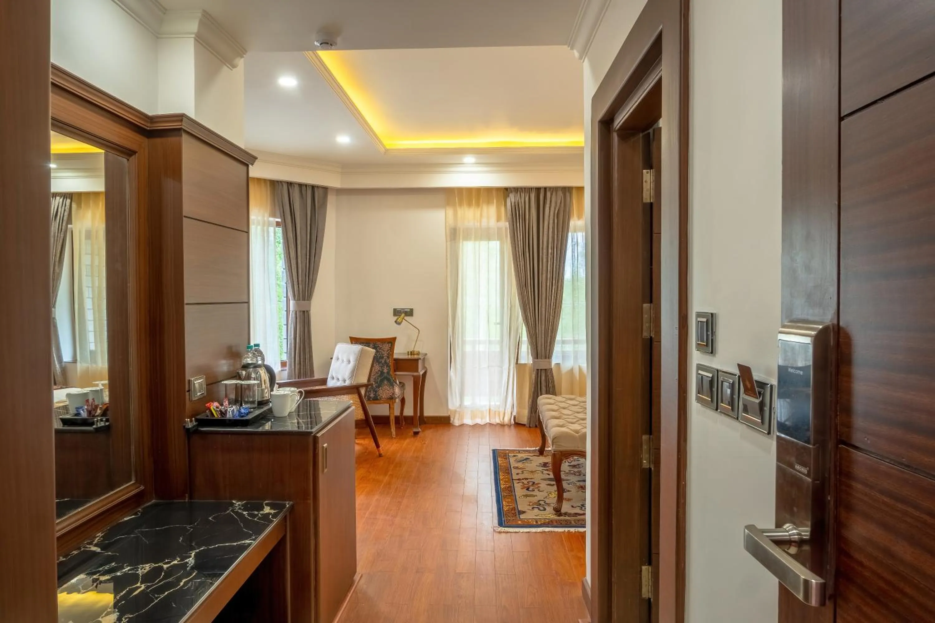 Bedroom in Hotel Gyalpo Residency - A Mountain View Luxury Hotel in Leh