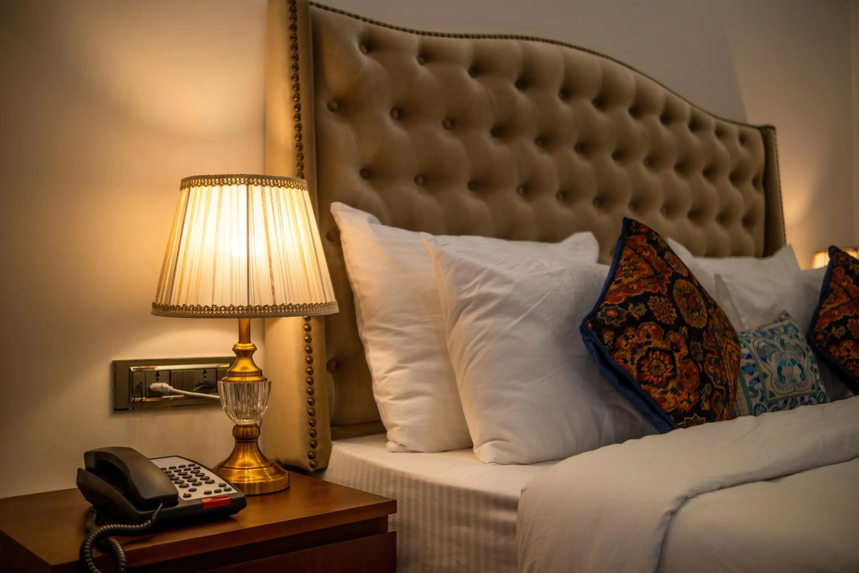 Bed in Hotel Gyalpo Residency - A Mountain View Luxury Hotel in Leh