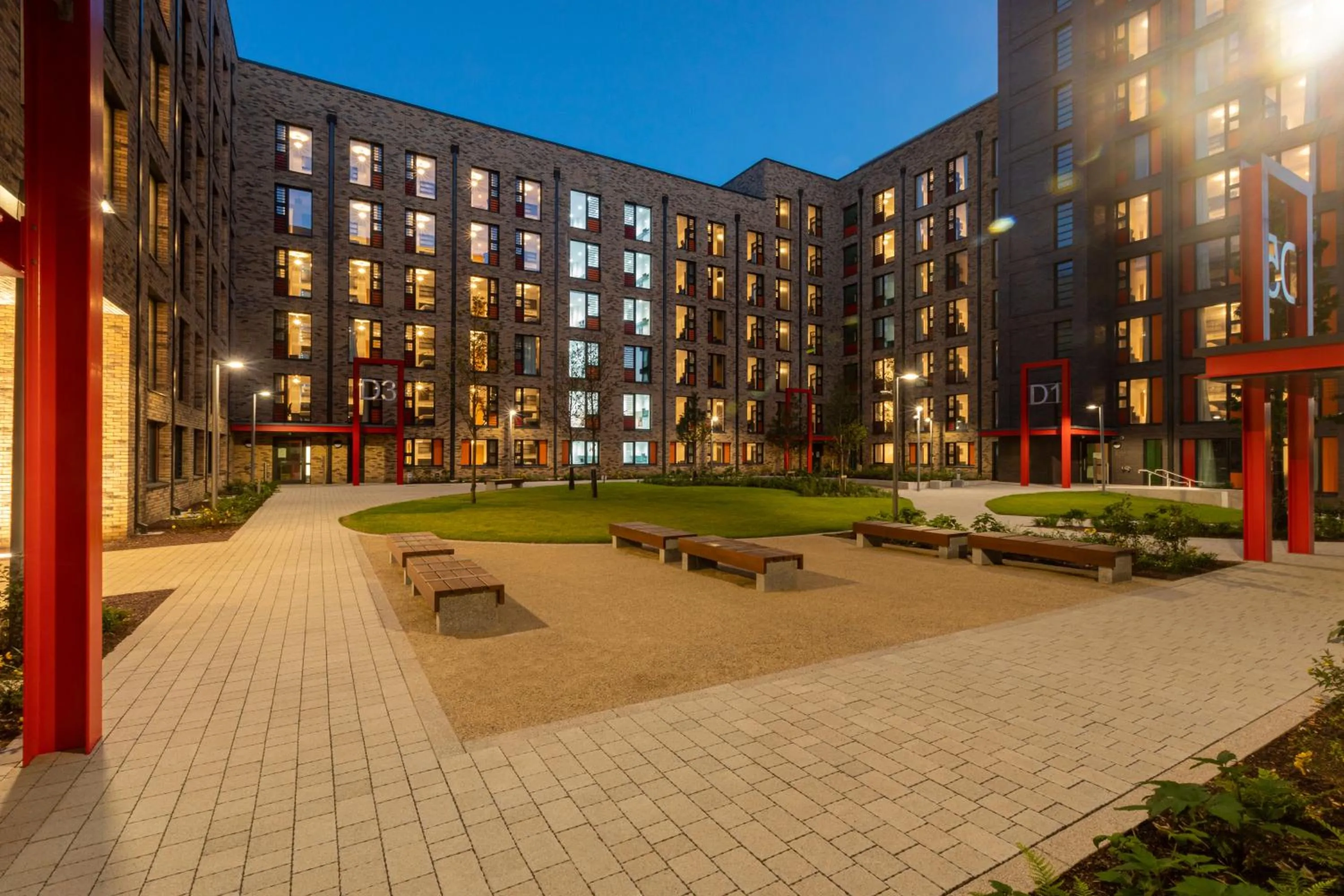 Property building in UCD Campus Accommodation