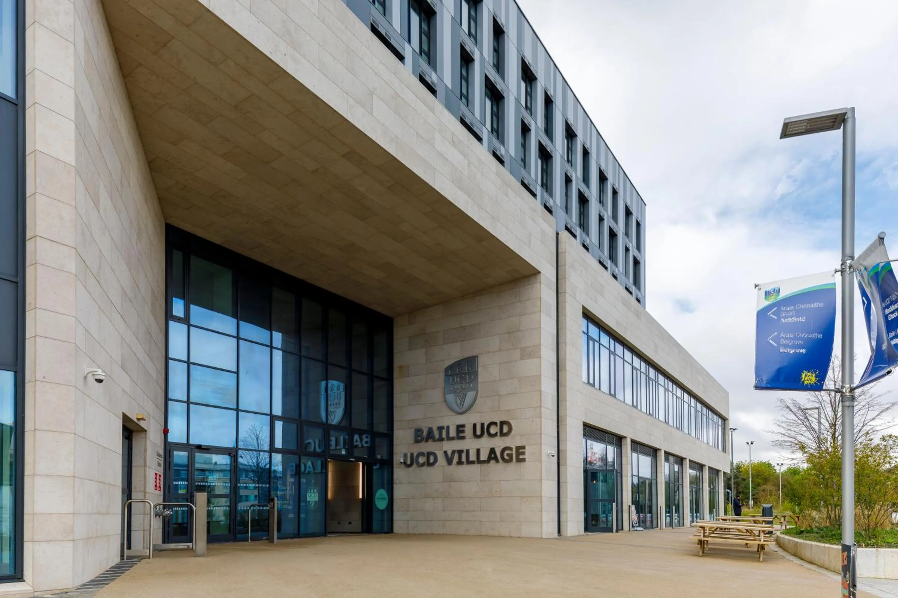 Property building in UCD Campus Accommodation