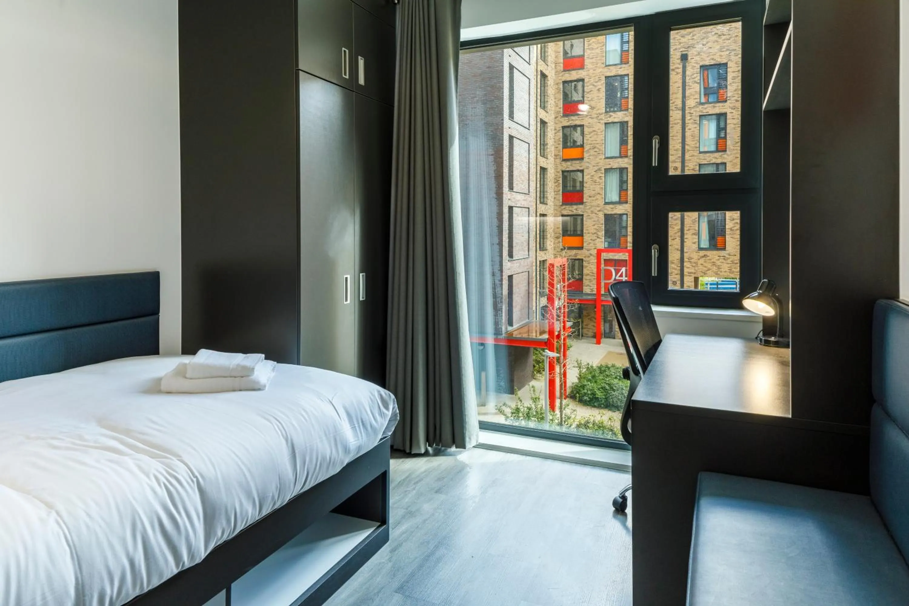 Bedroom, Bed in UCD Campus Accommodation