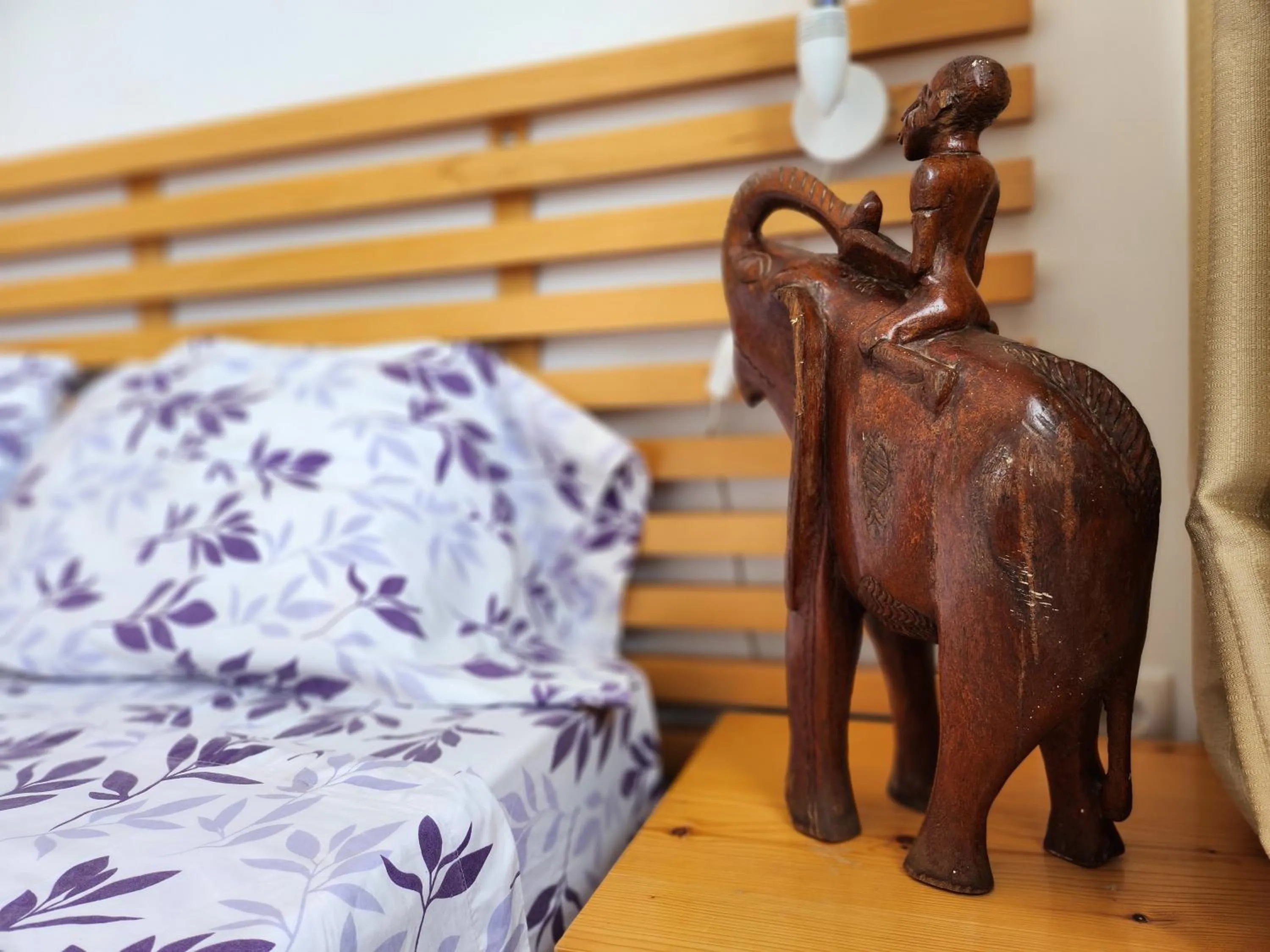 Decorative detail, Bed in Txada Hostel