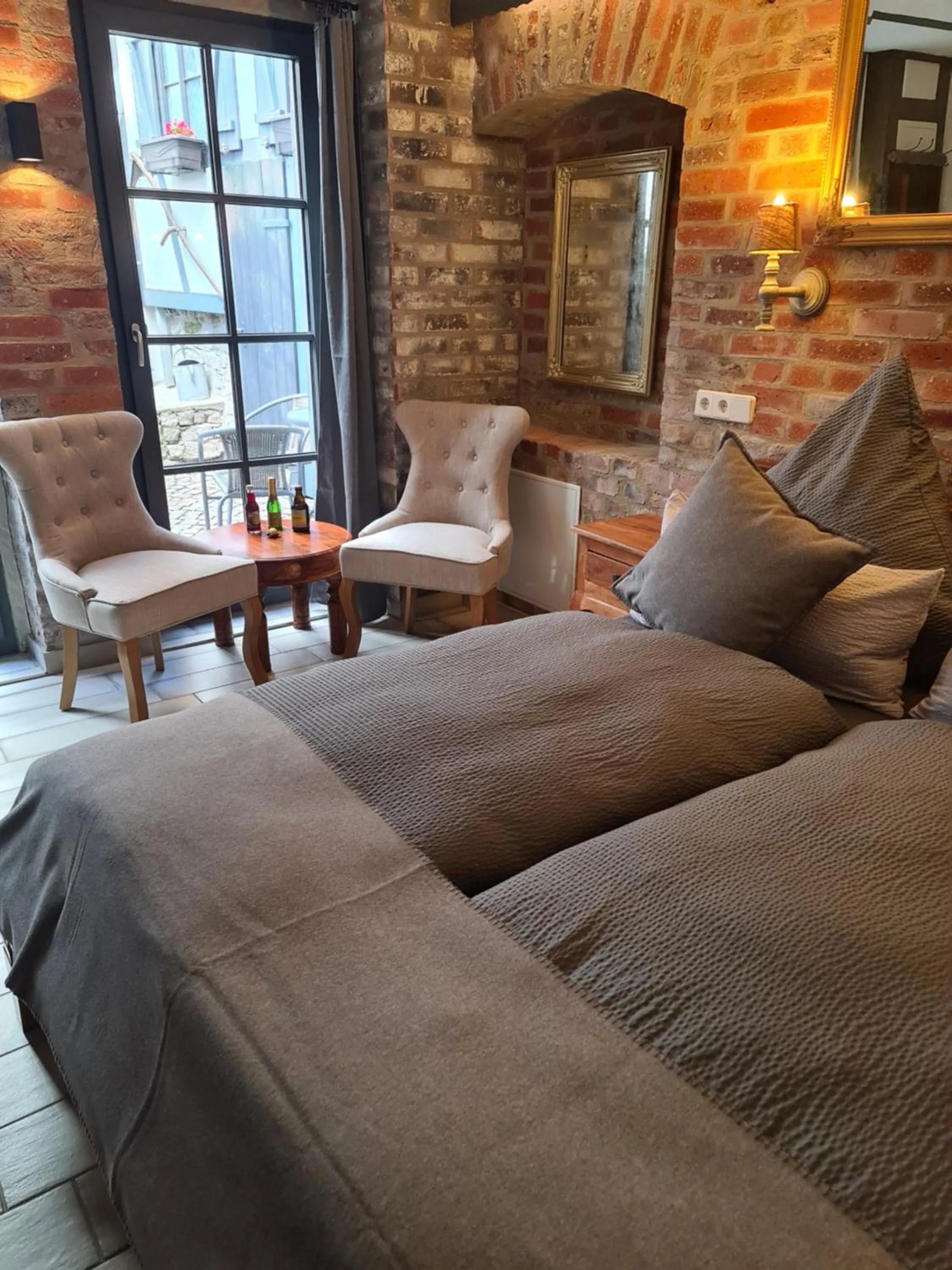 Bed in Hotel b&b altes hinterhäusel