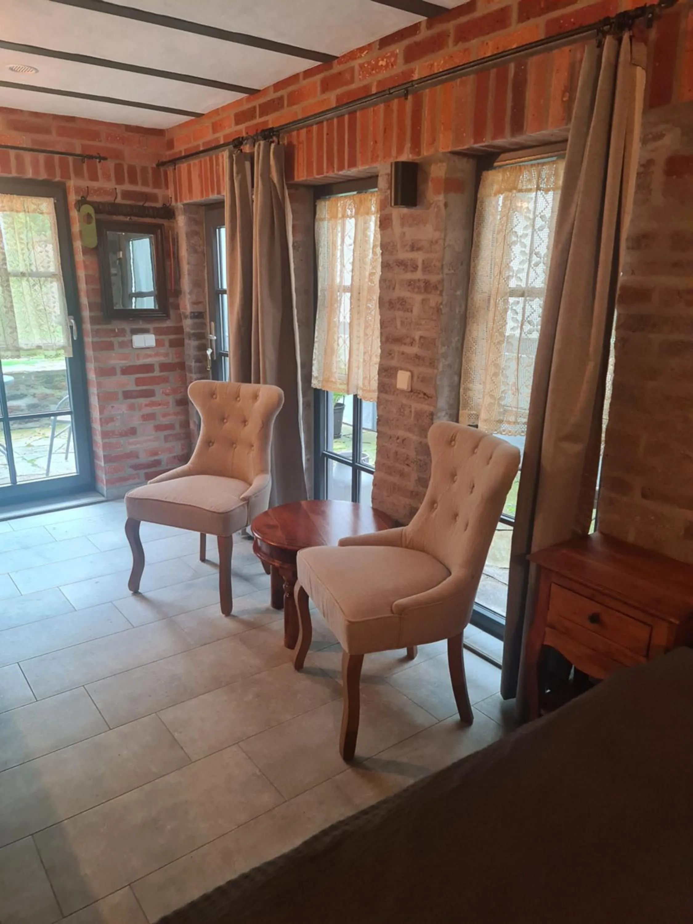 Seating area in Hotel b&b altes hinterhäusel