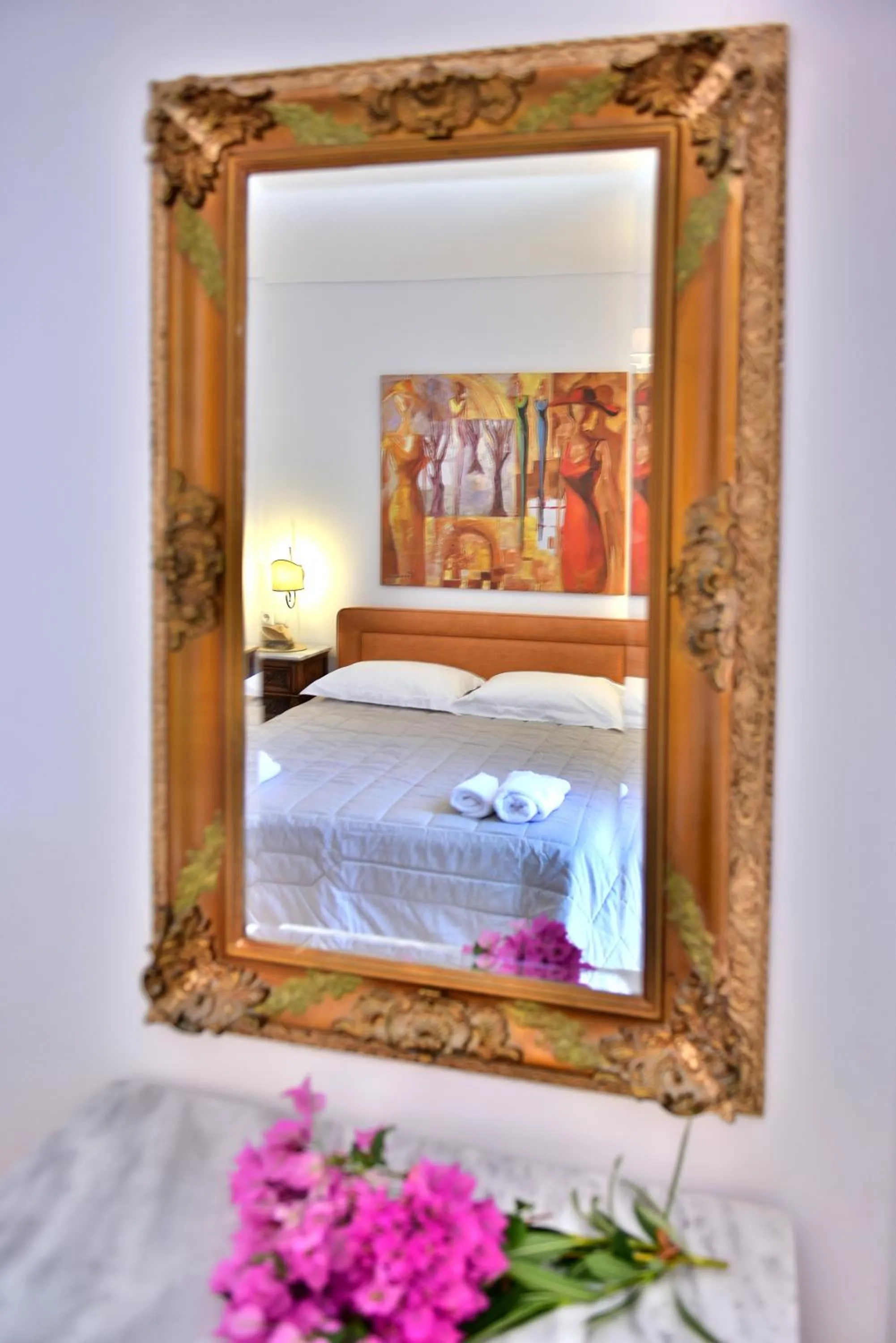 Bed in Mistral Hotel