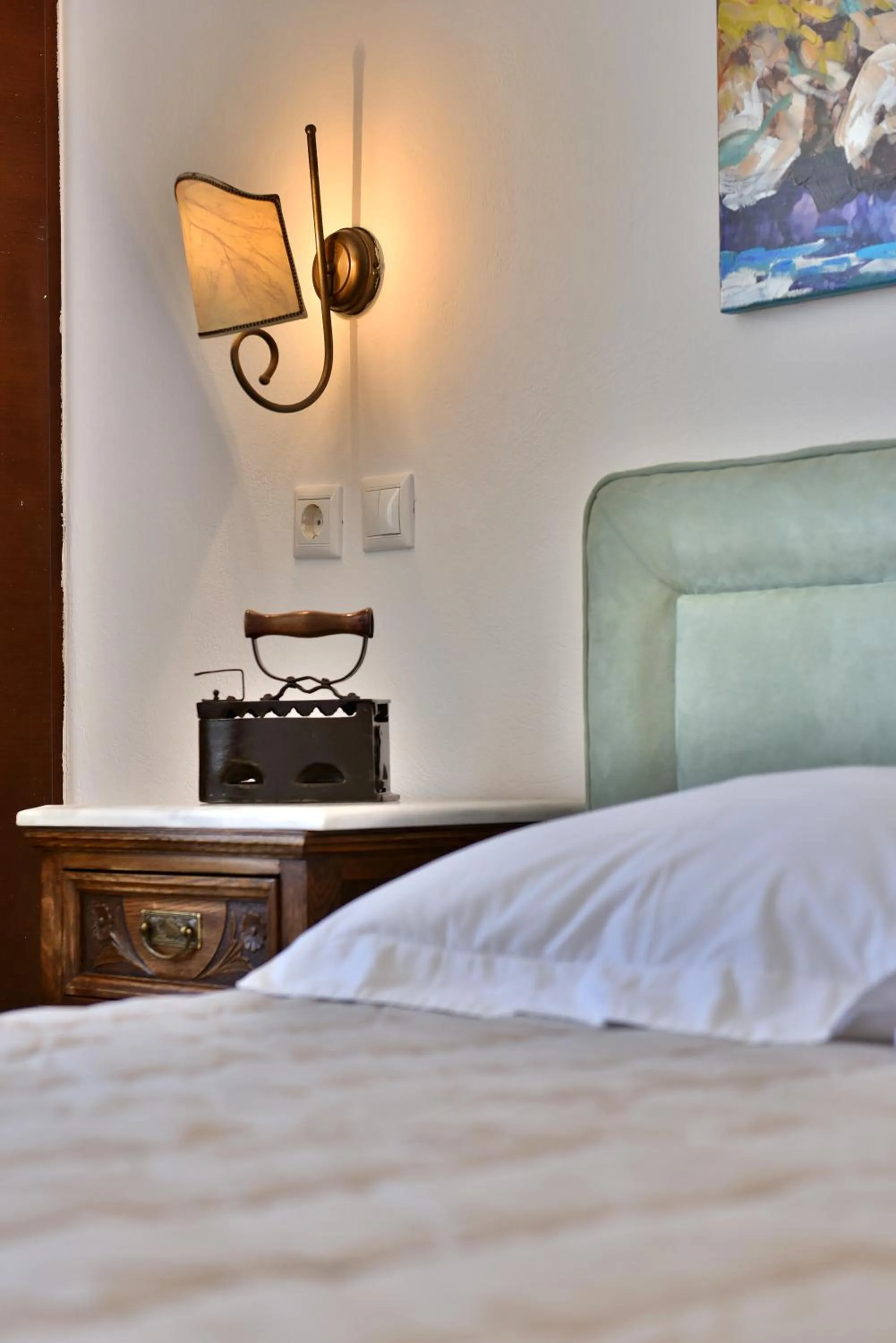 Bed in Mistral Hotel