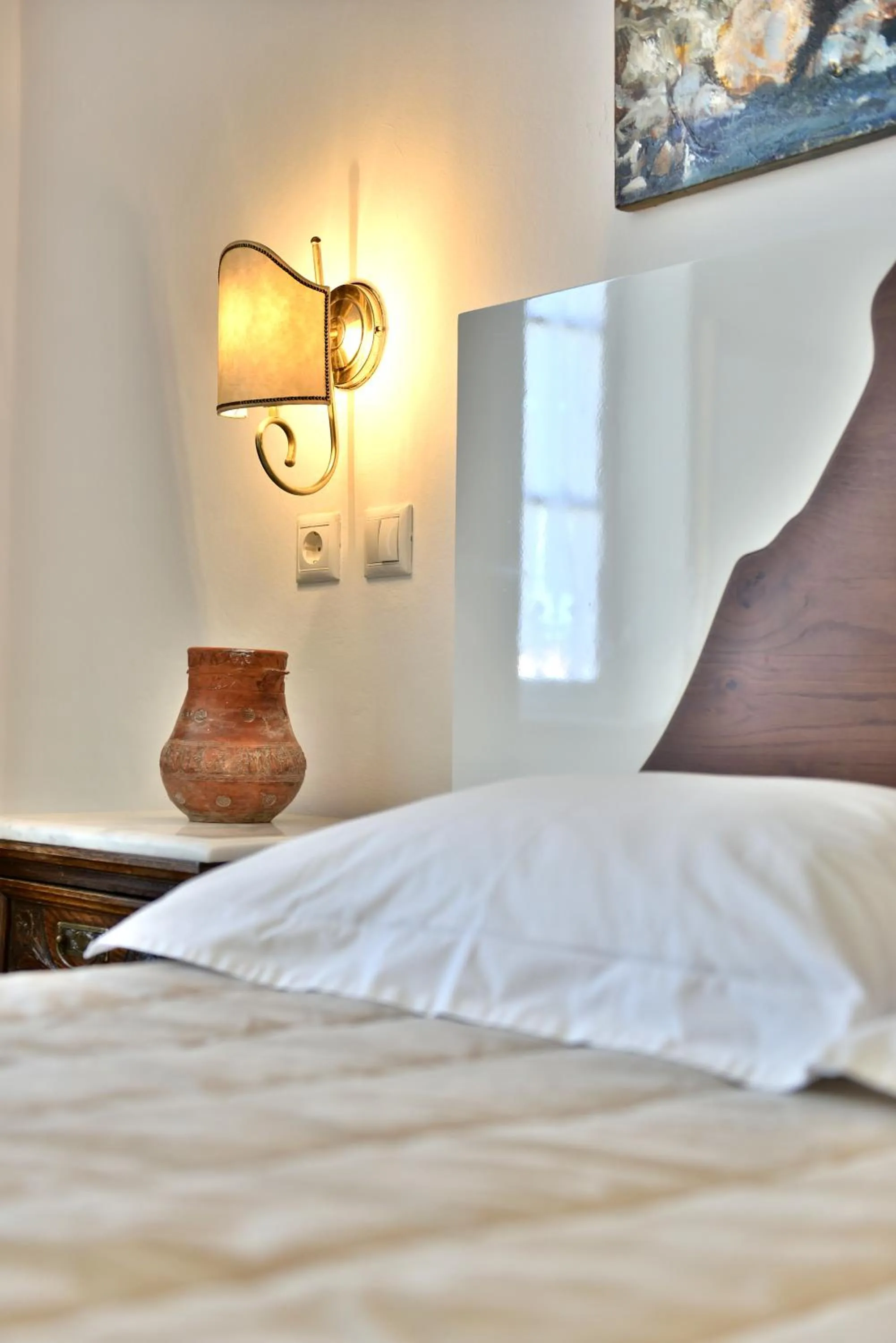 Bed in Mistral Hotel