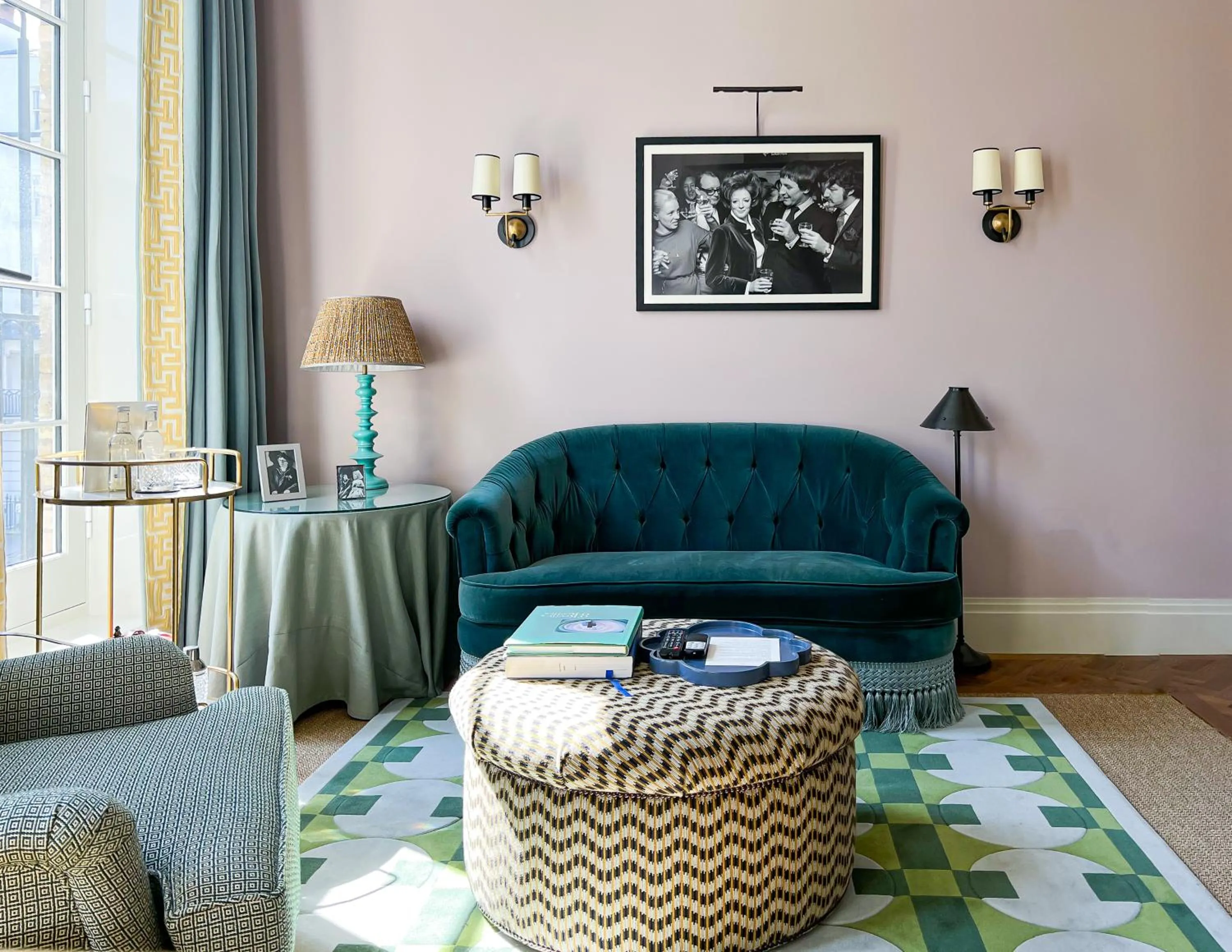 Seating area in Beaverbrook Town House