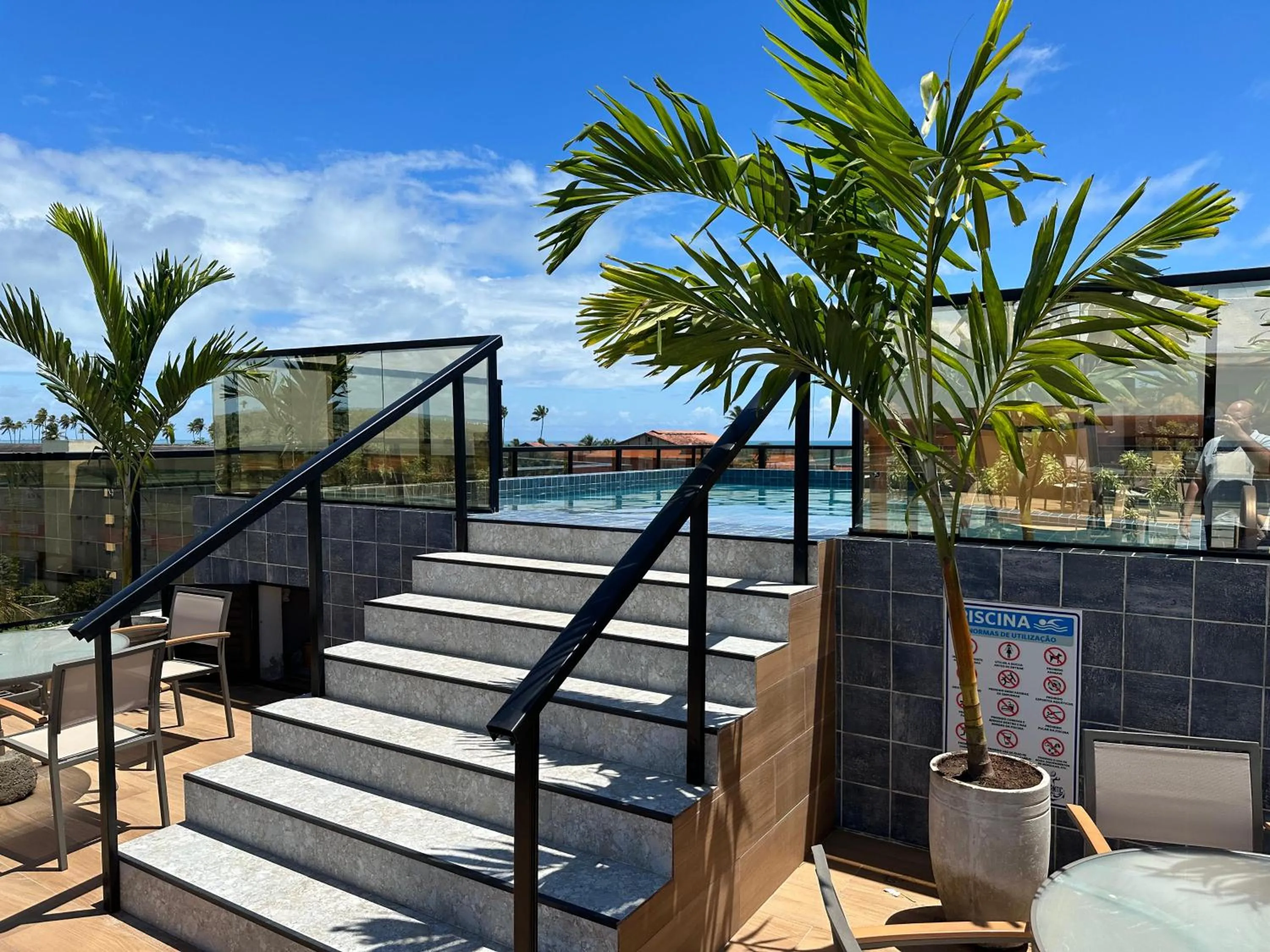 Swimming pool in Pousada Atlantic