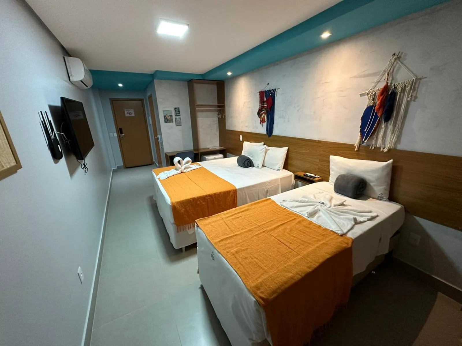 Bed in Pousada Atlantic