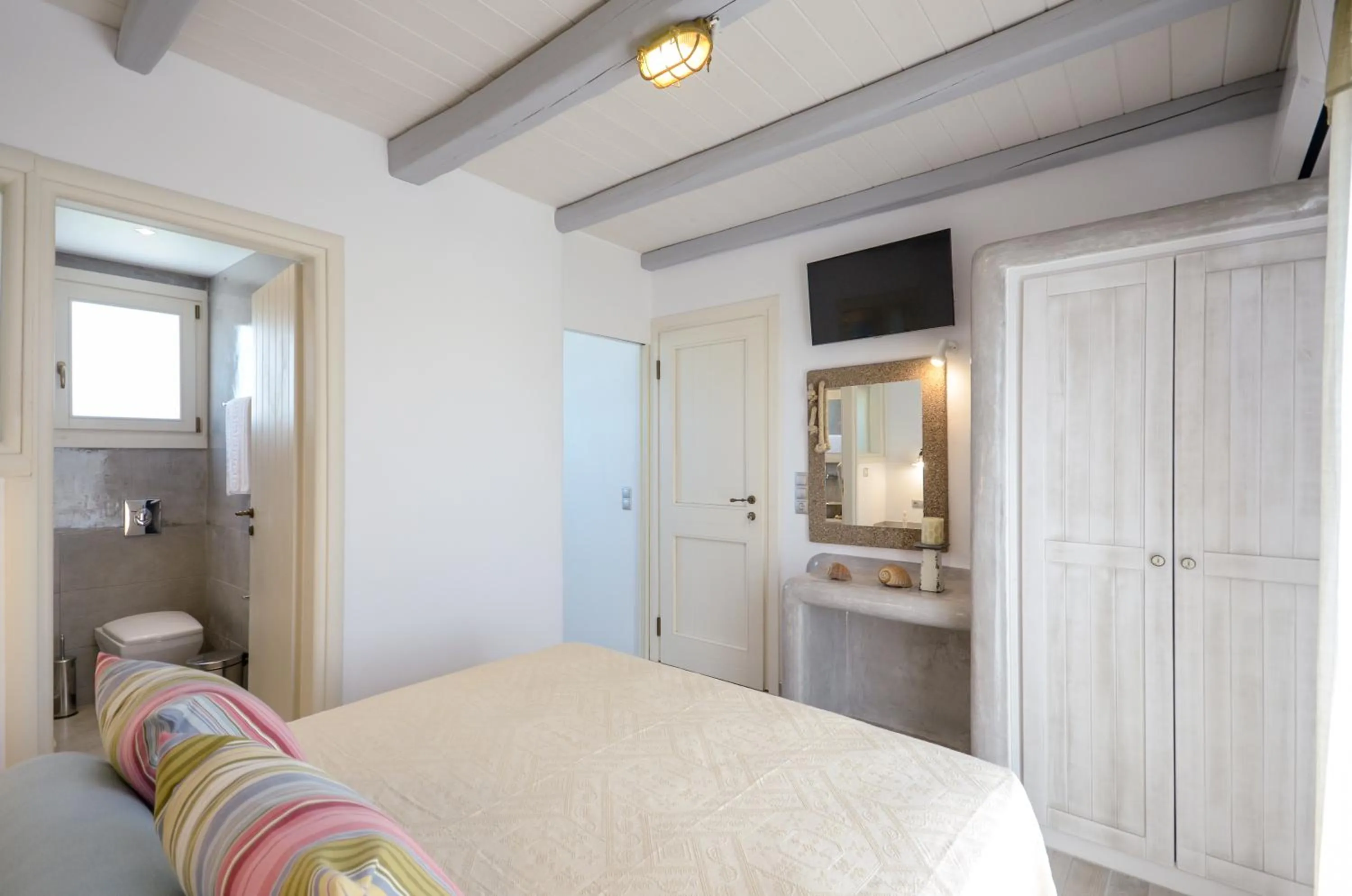 Bedroom, Bed in Agios Prokopios Hotel