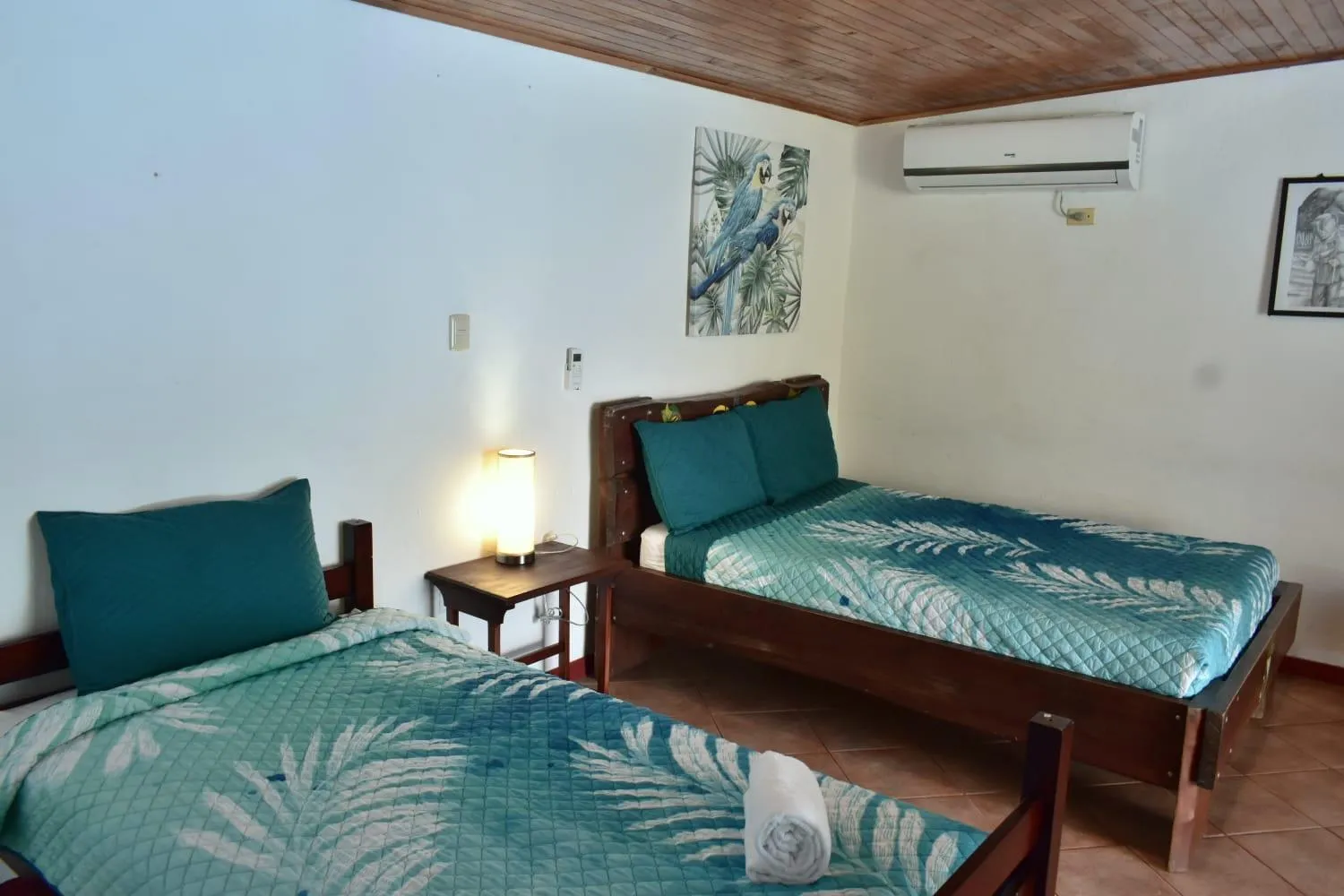 Bed in Hotel Planeta Sano