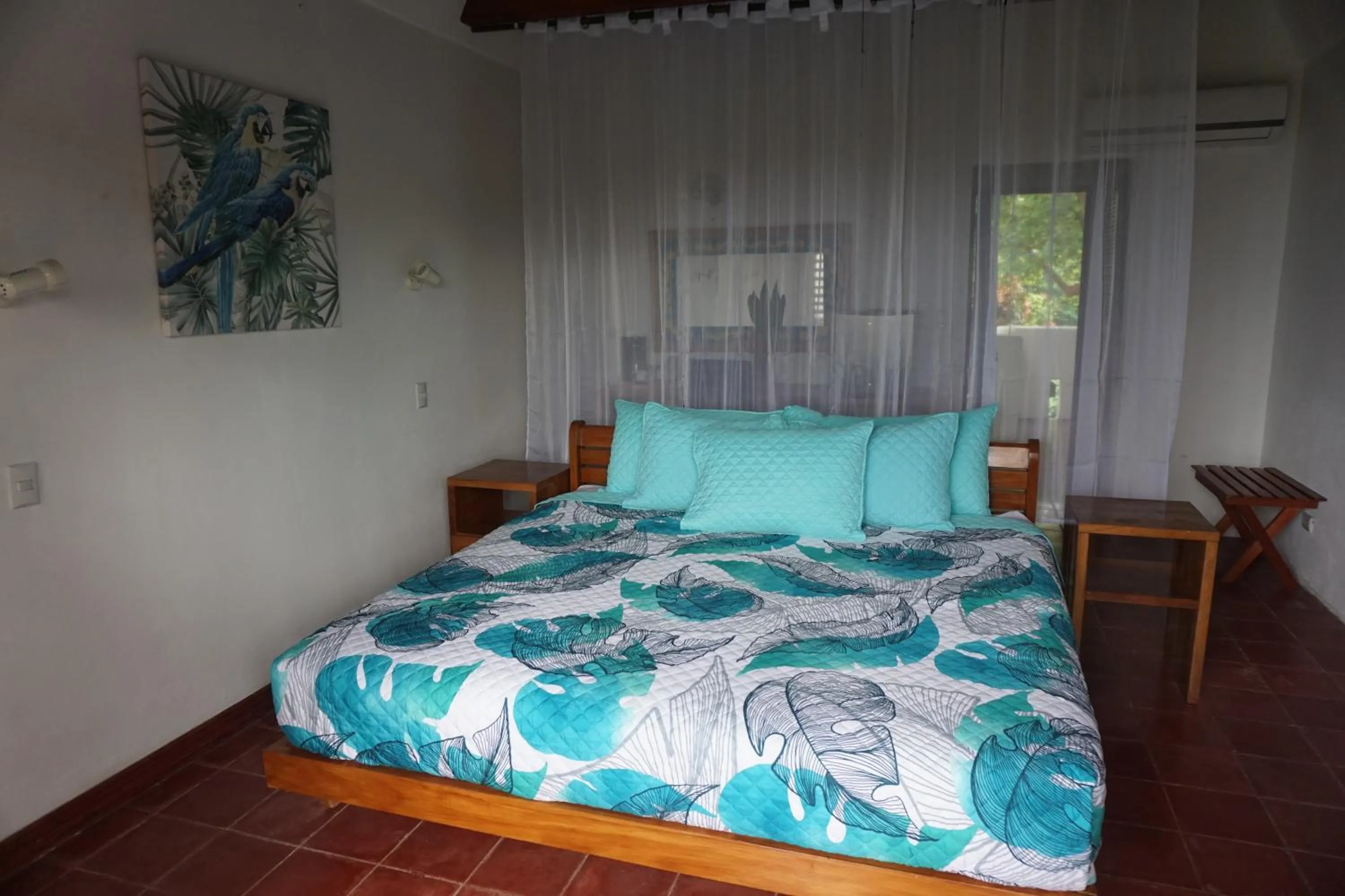 Bed in Hotel Planeta Sano