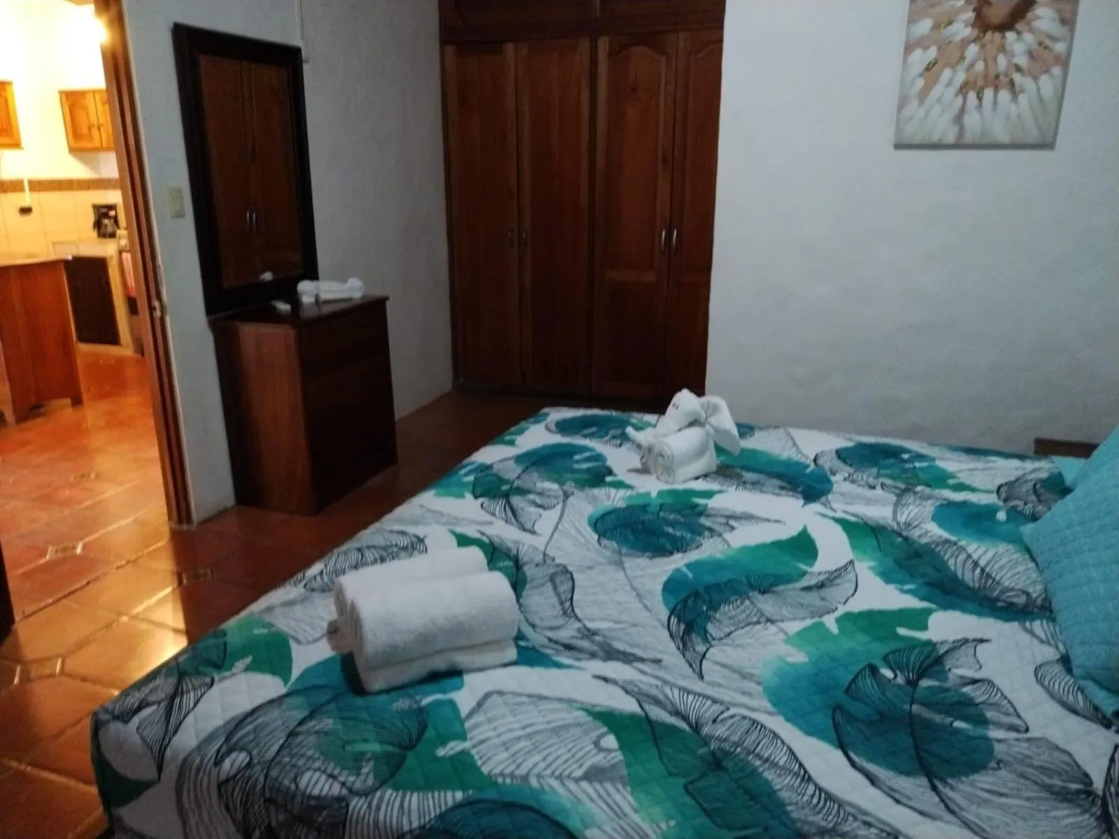 Bed in Hotel Planeta Sano