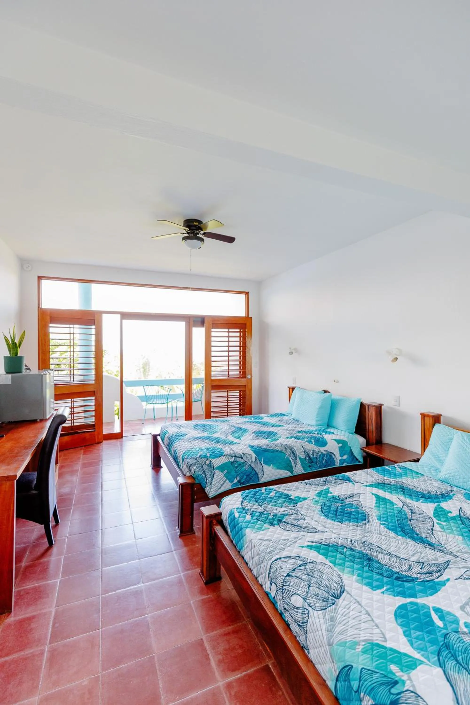 Bed in Hotel Planeta Sano