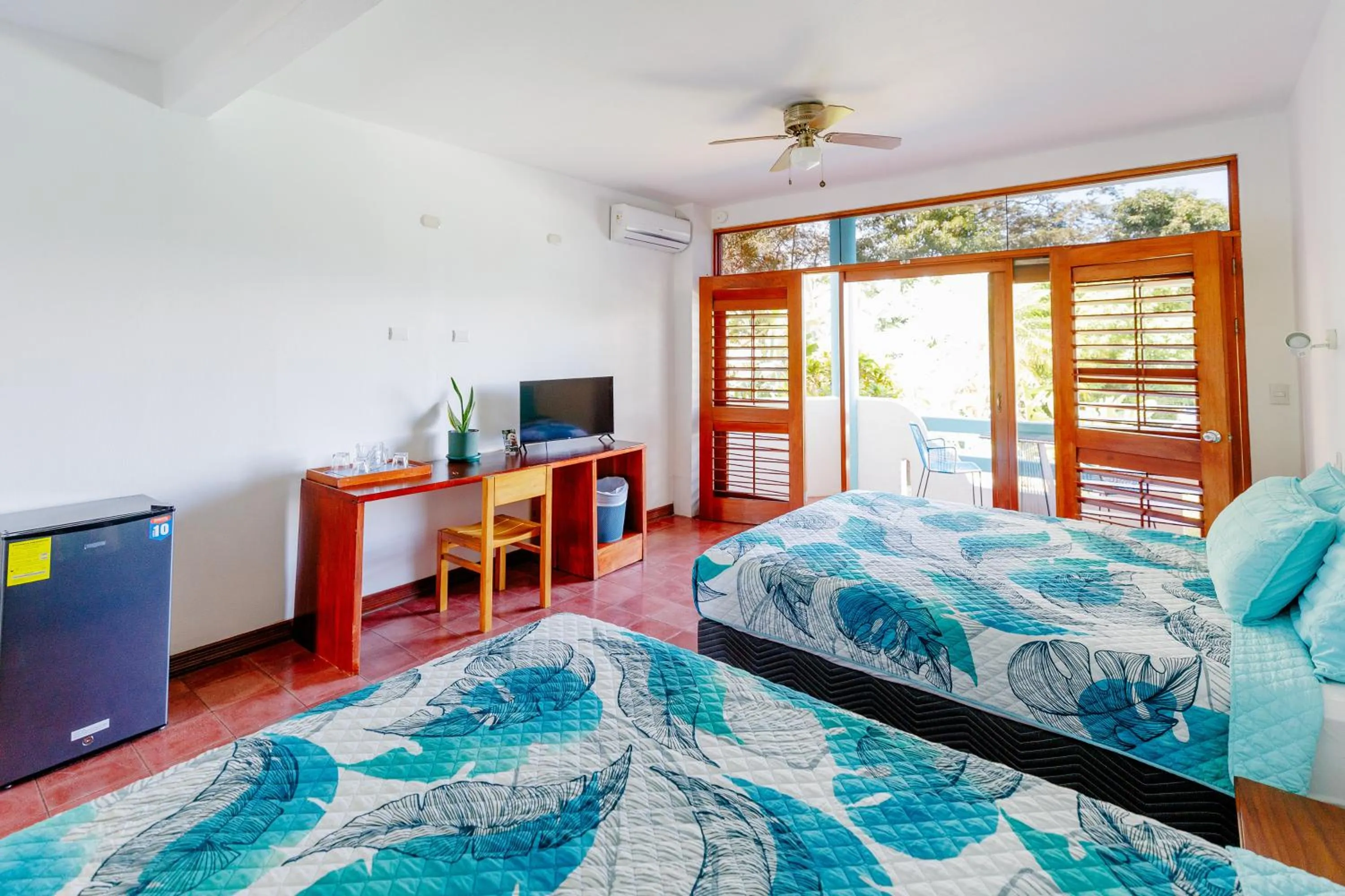 Bed in Hotel Planeta Sano